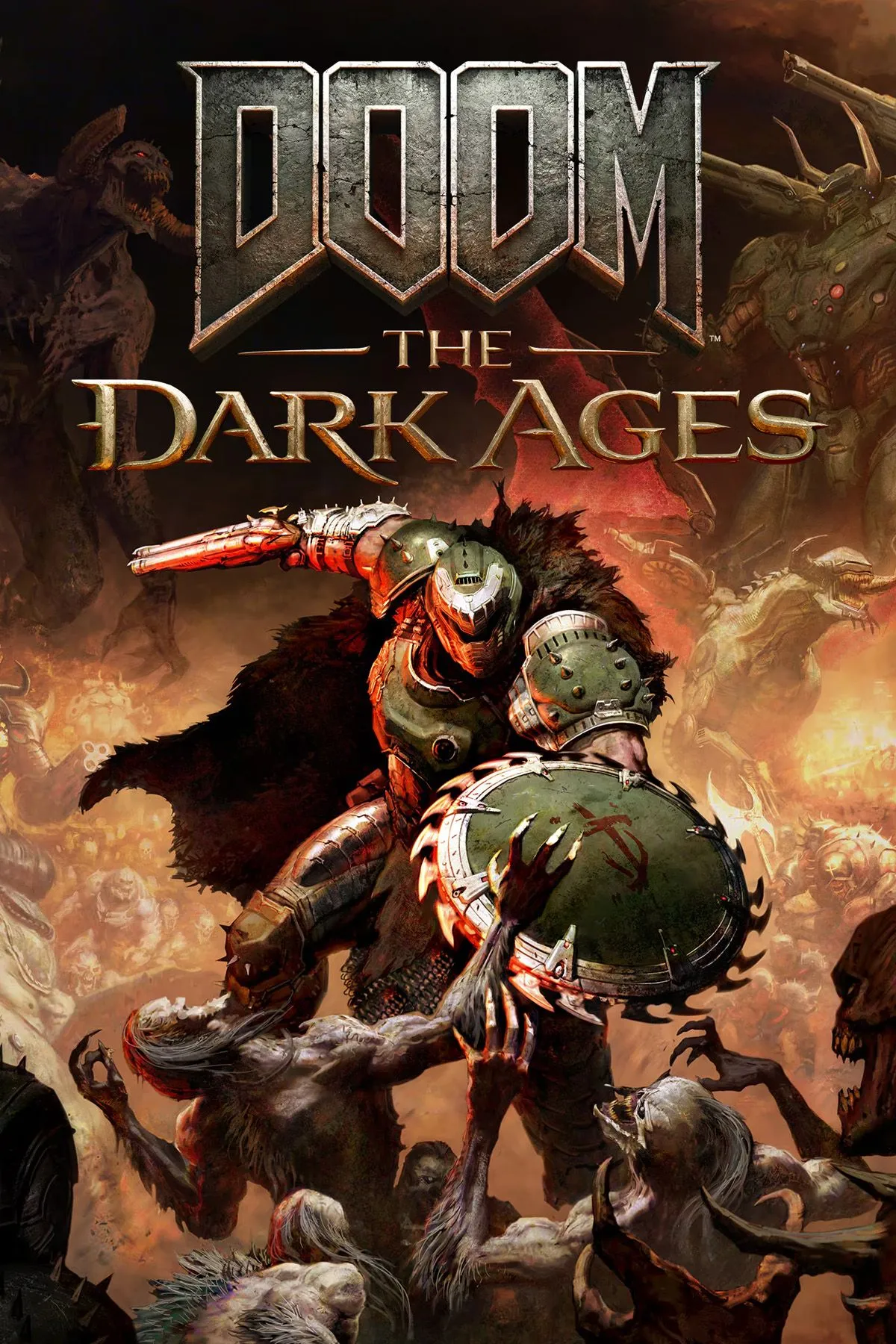 Ảnh bìa chính thức game DOOM The Dark Ages
