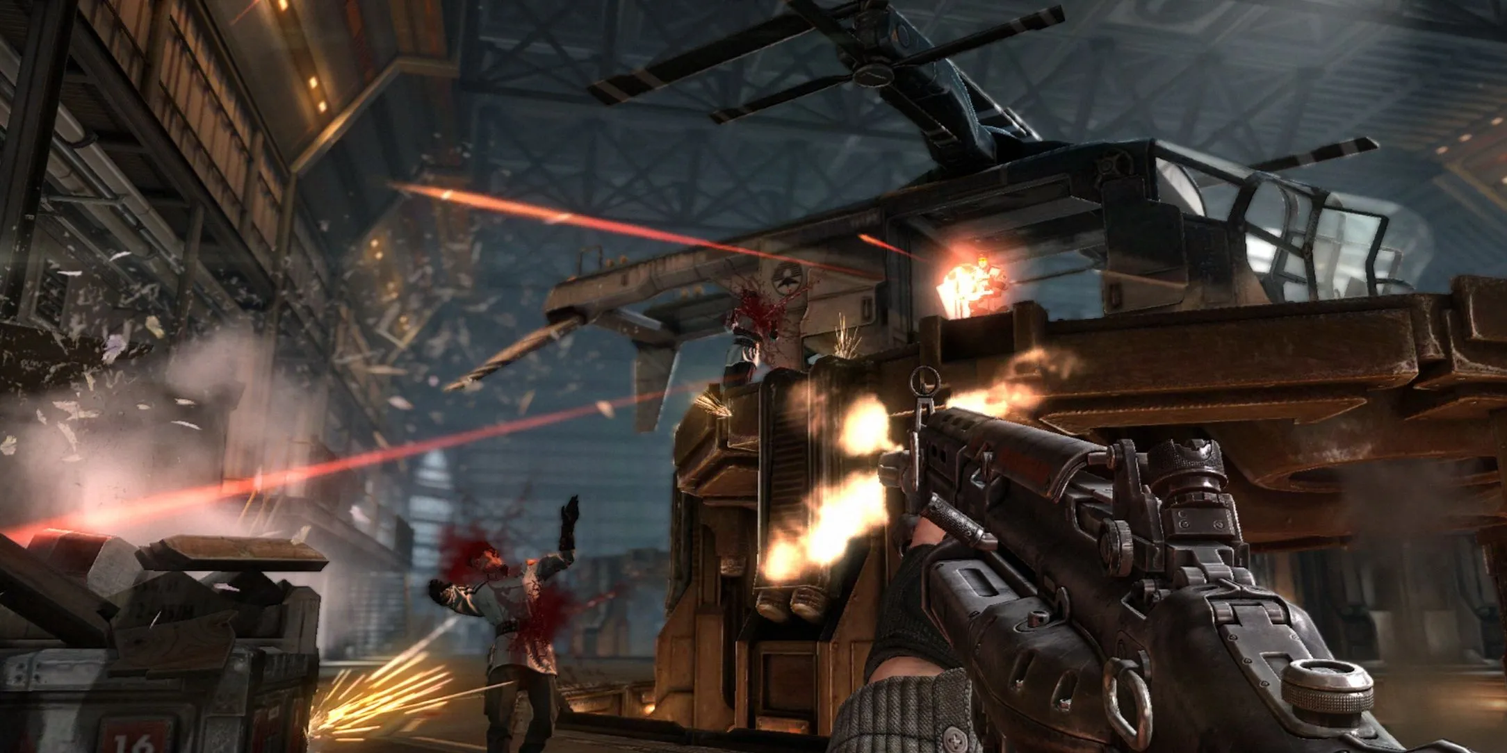 Bắn quân lính Đức Quốc xã trong Wolfenstein: The New Order