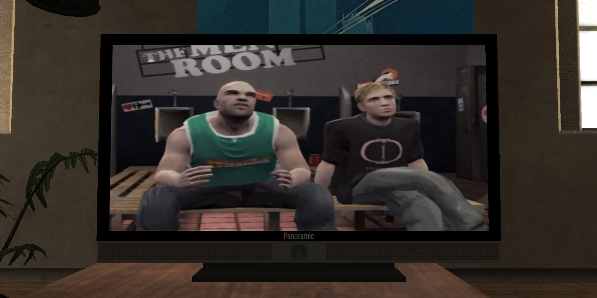 Bas Rutten xuất hiện trong chương trình The Men's Room trên TV trong GTA 4