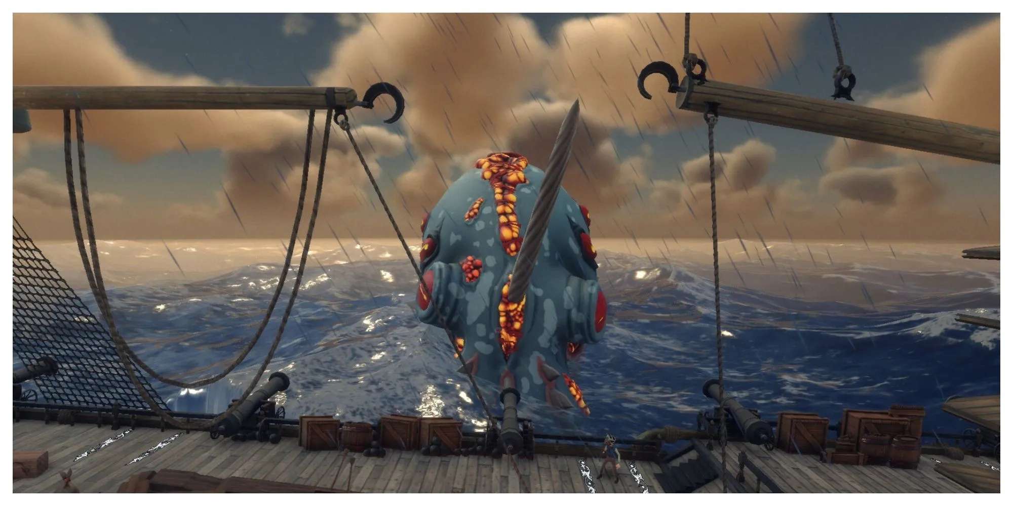 Boss Kraken trong Venture to the Vile xuất hiện như một con quái vật biển khổng lồ tấn công người chơi trên một con tàu, đòi hỏi phải sử dụng đại bác để đánh bại.