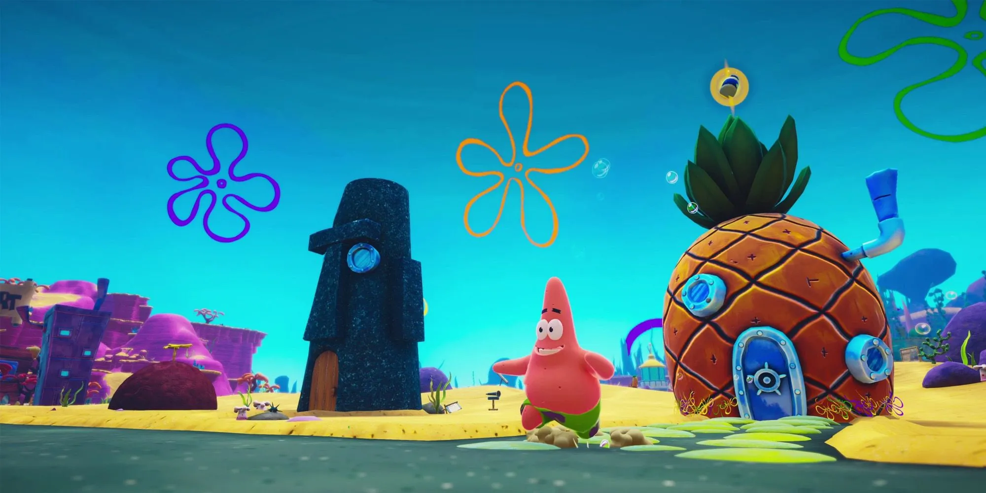 Các nhân vật quen thuộc trong thế giới Bikini Bottom của Spongebob Patrick Star Game