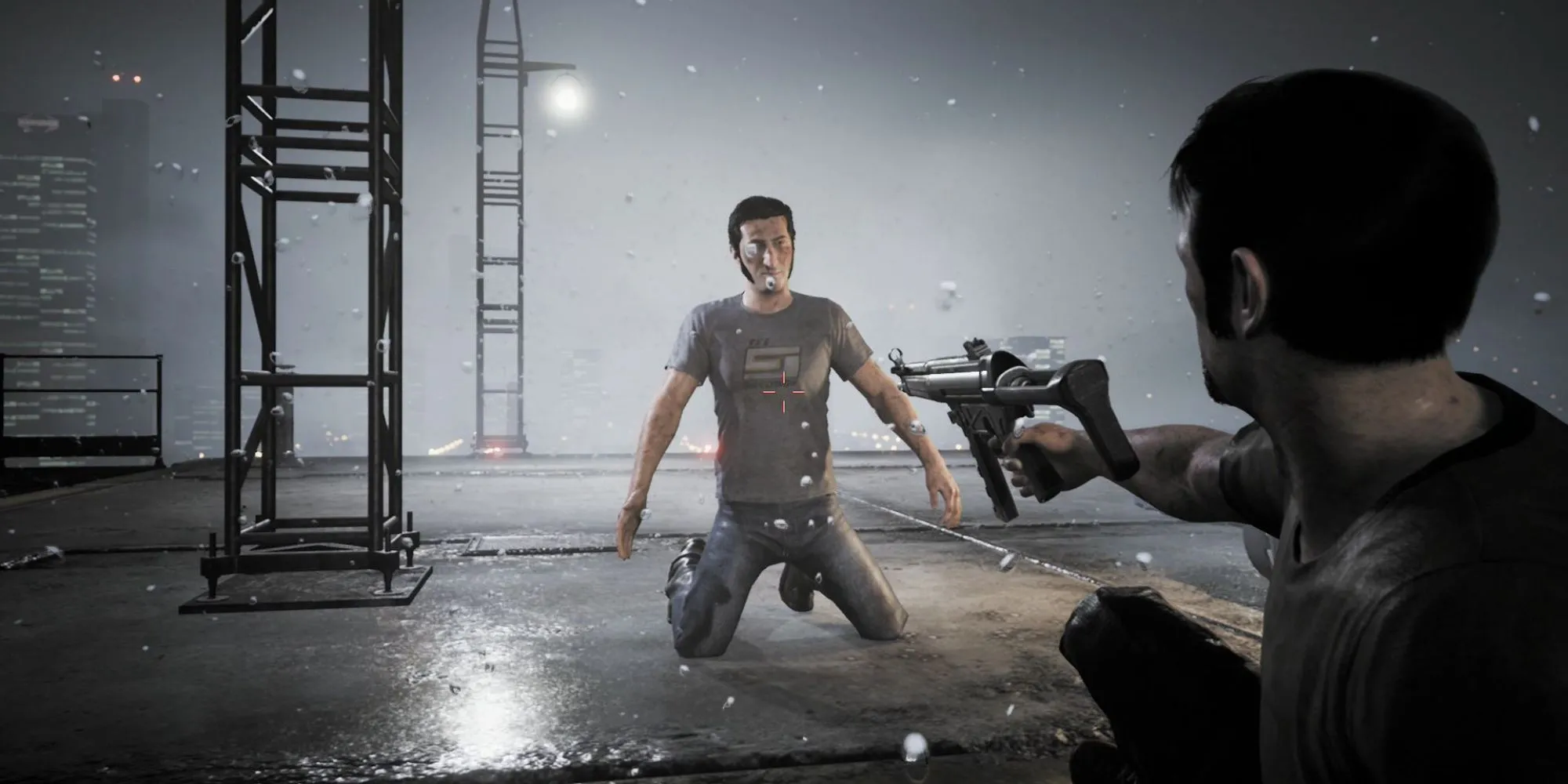 Cảnh split-screen cho thấy Leo và Vincent trong A Way Out