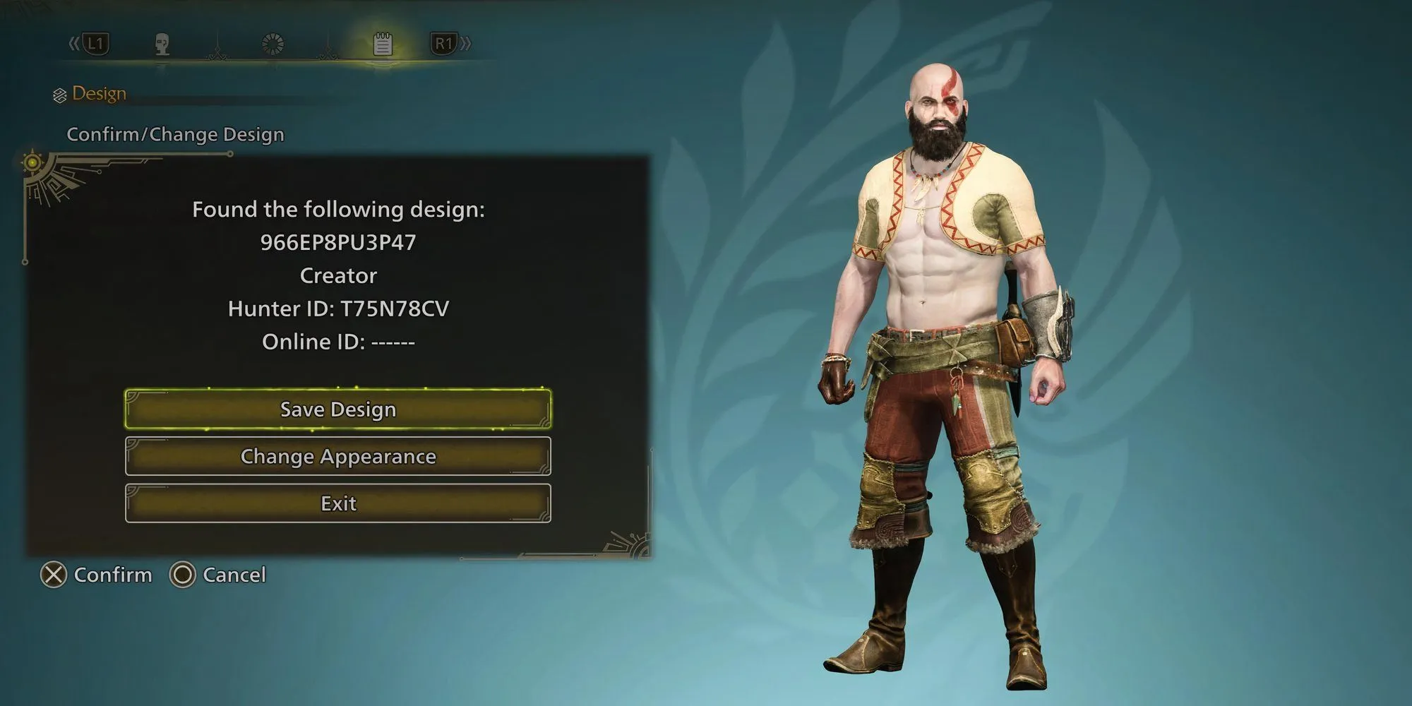 Code tạo nhân vật Kratos từ God of War trong Monster Hunter Wilds