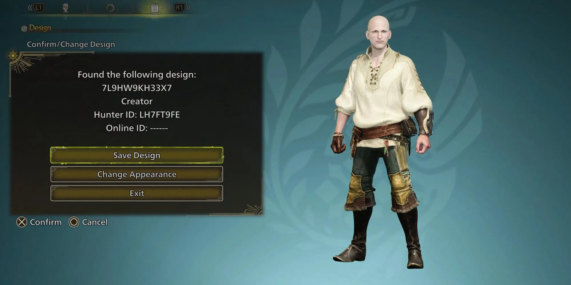 Code tạo nhân vật Patches từ FromSoftware trong Monster Hunter Wilds