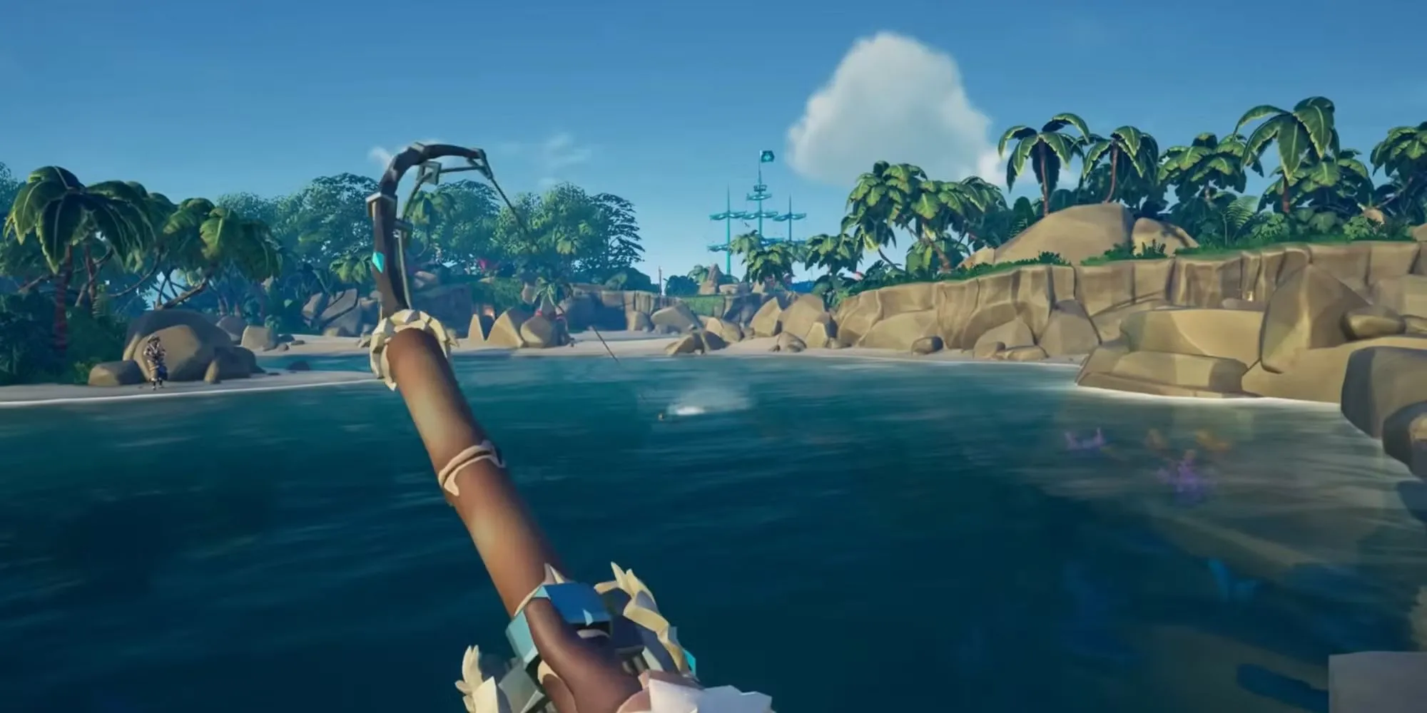 Cướp biển câu cá trong game Sea of Thieves