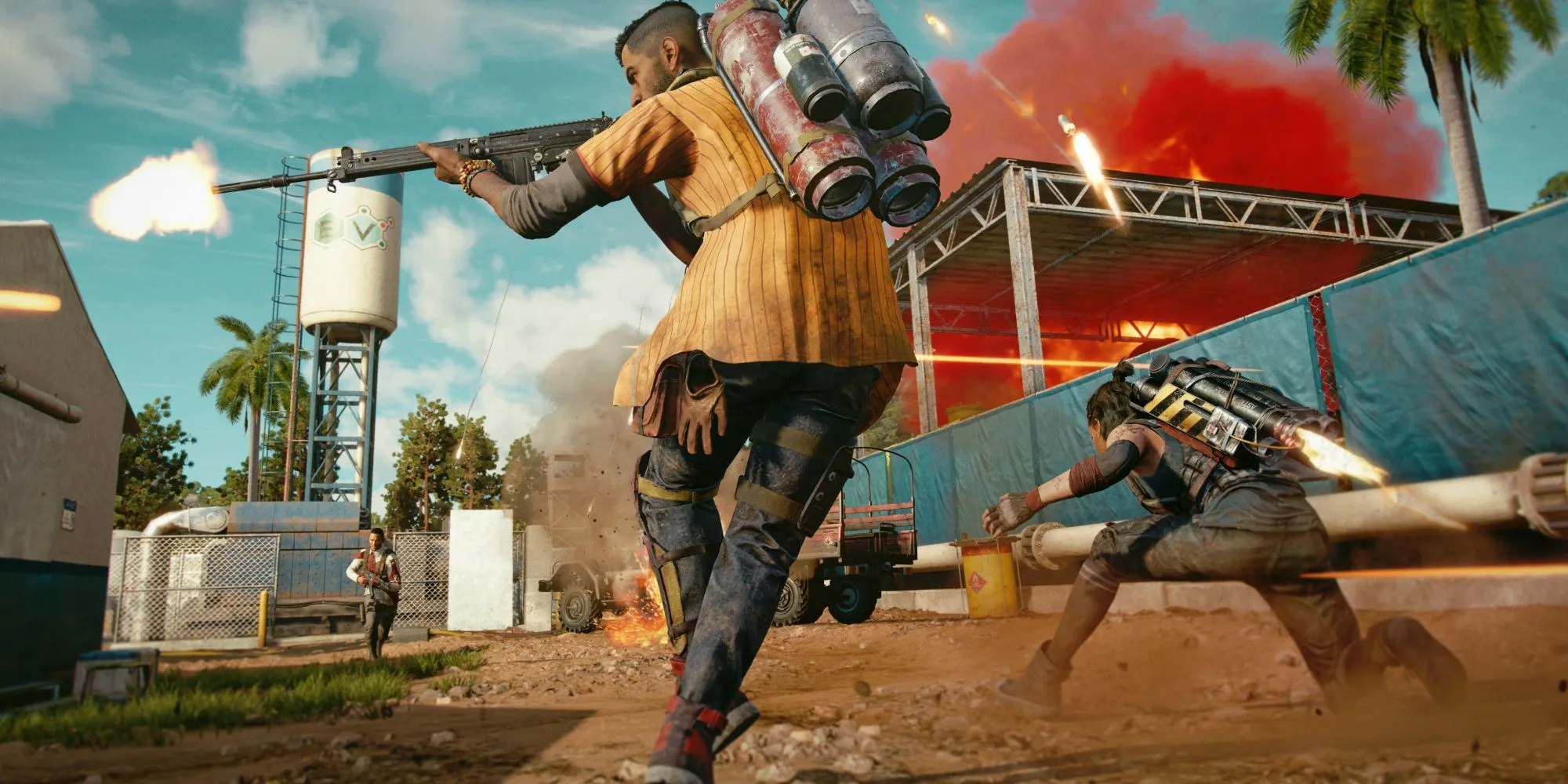 Dani Rojas sử dụng vũ khí độc đáo trong cuộc chiến giải phóng Yara ở Far Cry 6