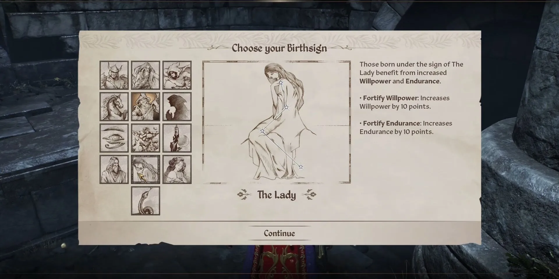 Dấu hiệu sao Quý cô trong Oblivion Remastered