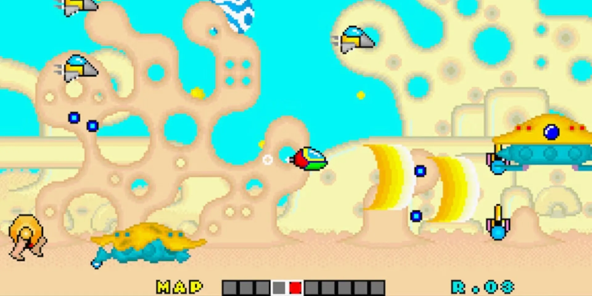 Fantasy Zone gameplay
