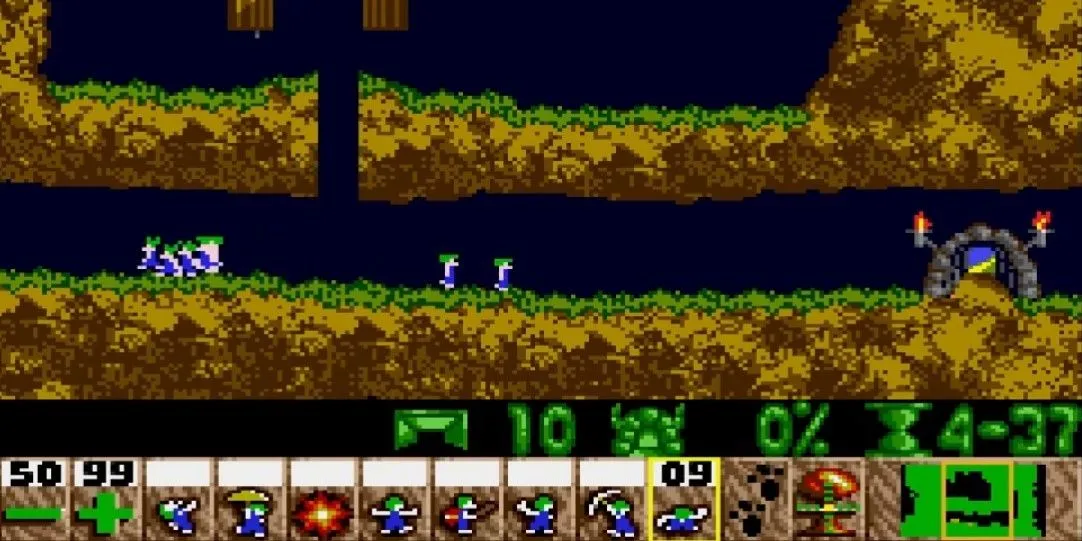 First level of Lemmings