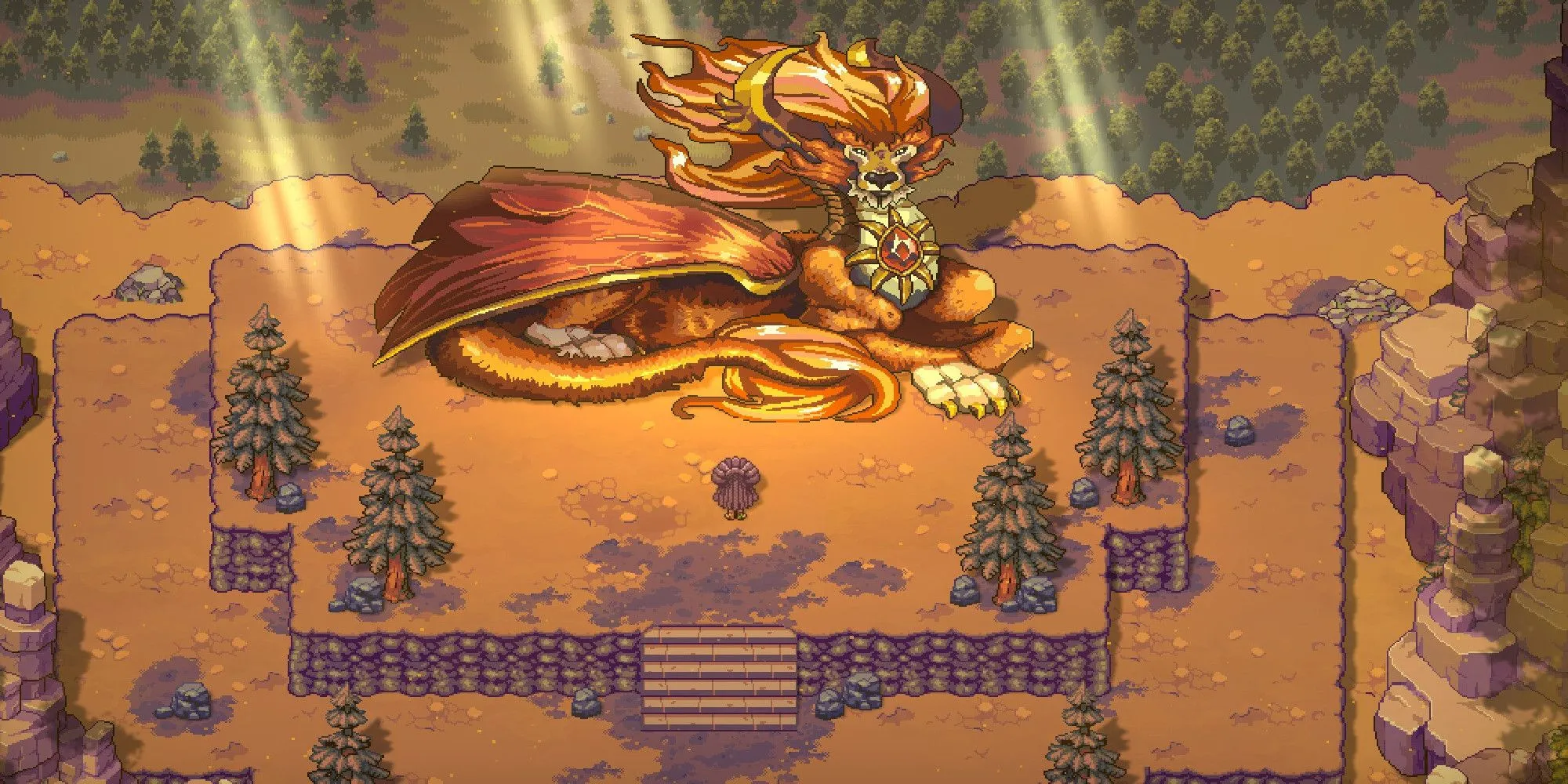 Gặp gỡ một sinh vật huyền bí trong Sun Haven, tượng trưng cho thế giới phong phú của game với nhiều thị trấn và bí mật để khám phá sau khi hoàn thành cốt truyện chính.