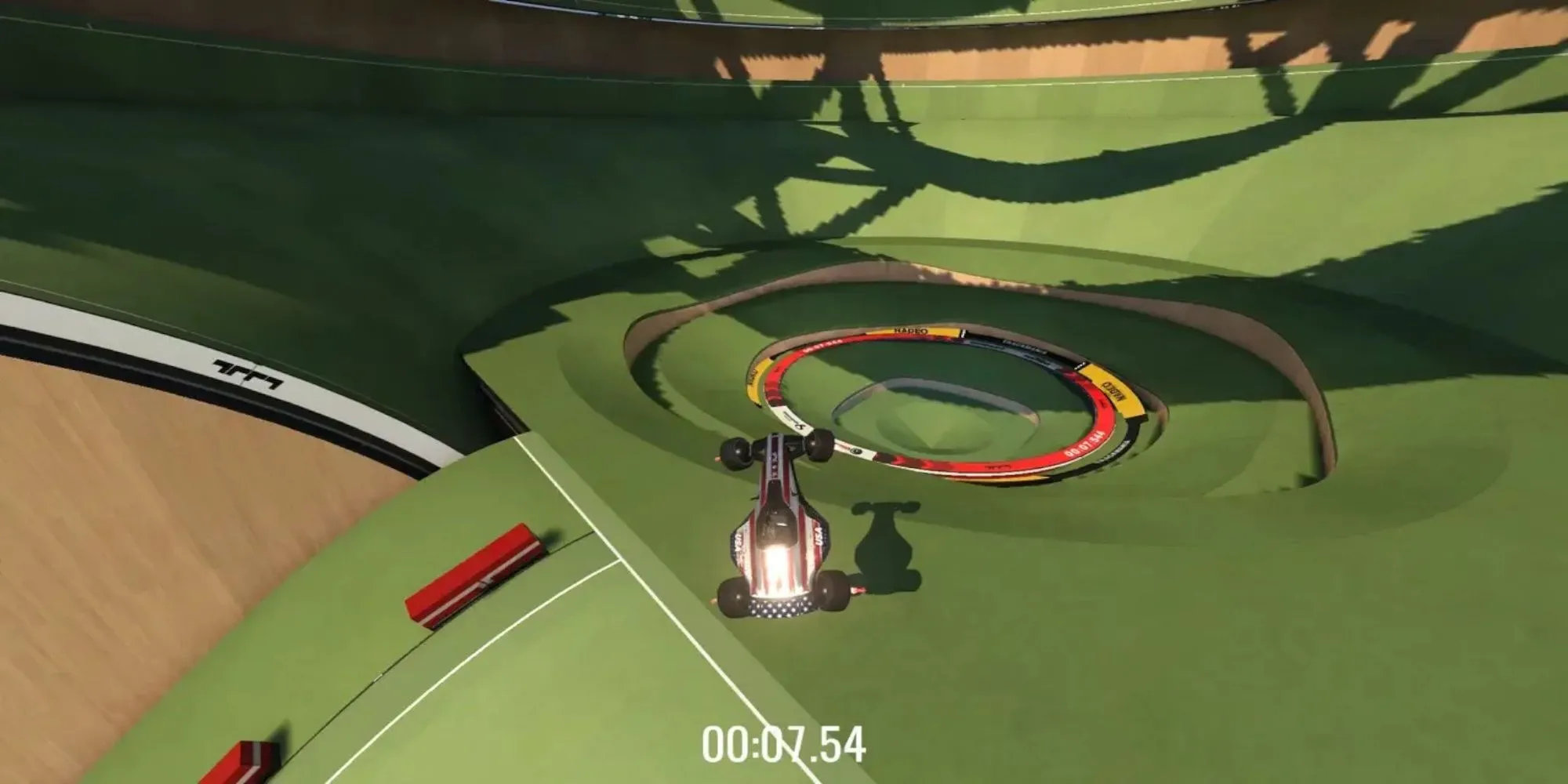 Giao diện chọn đường đua trong game Trackmania