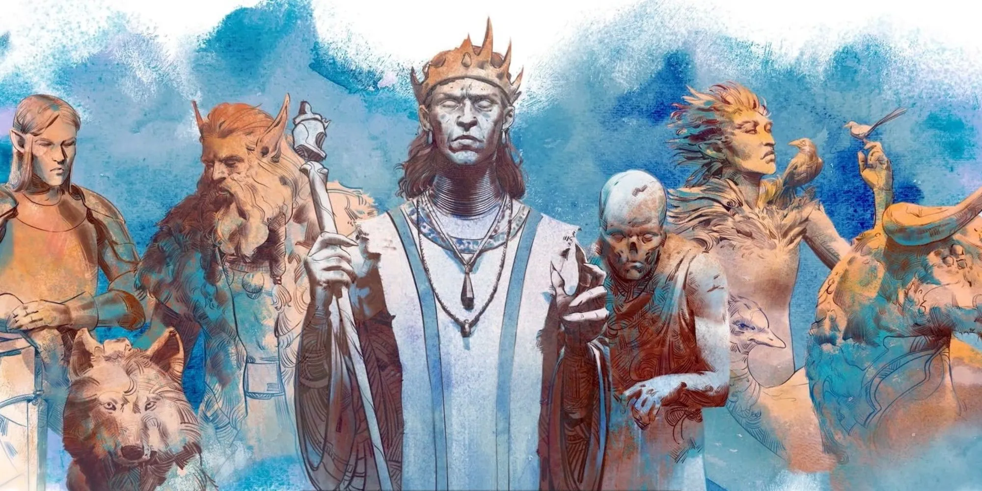 Hình ảnh artwork chính thức giới thiệu thế giới và nhân vật Avowed