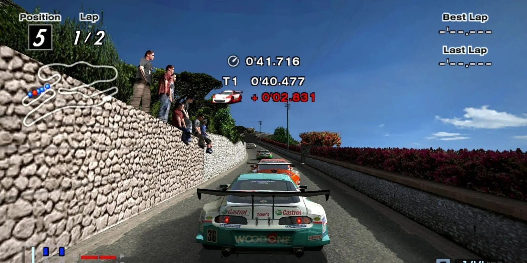 Hình ảnh đường đua trong Gran Turismo 4, tựa game đua xe PS2 nổi tiếng với thời lượng hoàn thành cực khủng.