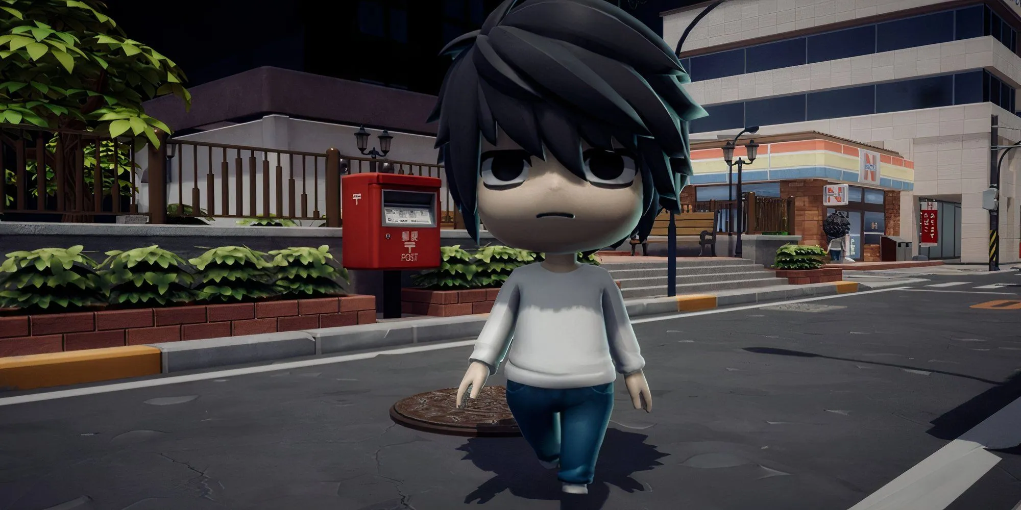 Hình ảnh gameplay Death Note Killer Within, tập trung vào nhân vật L.