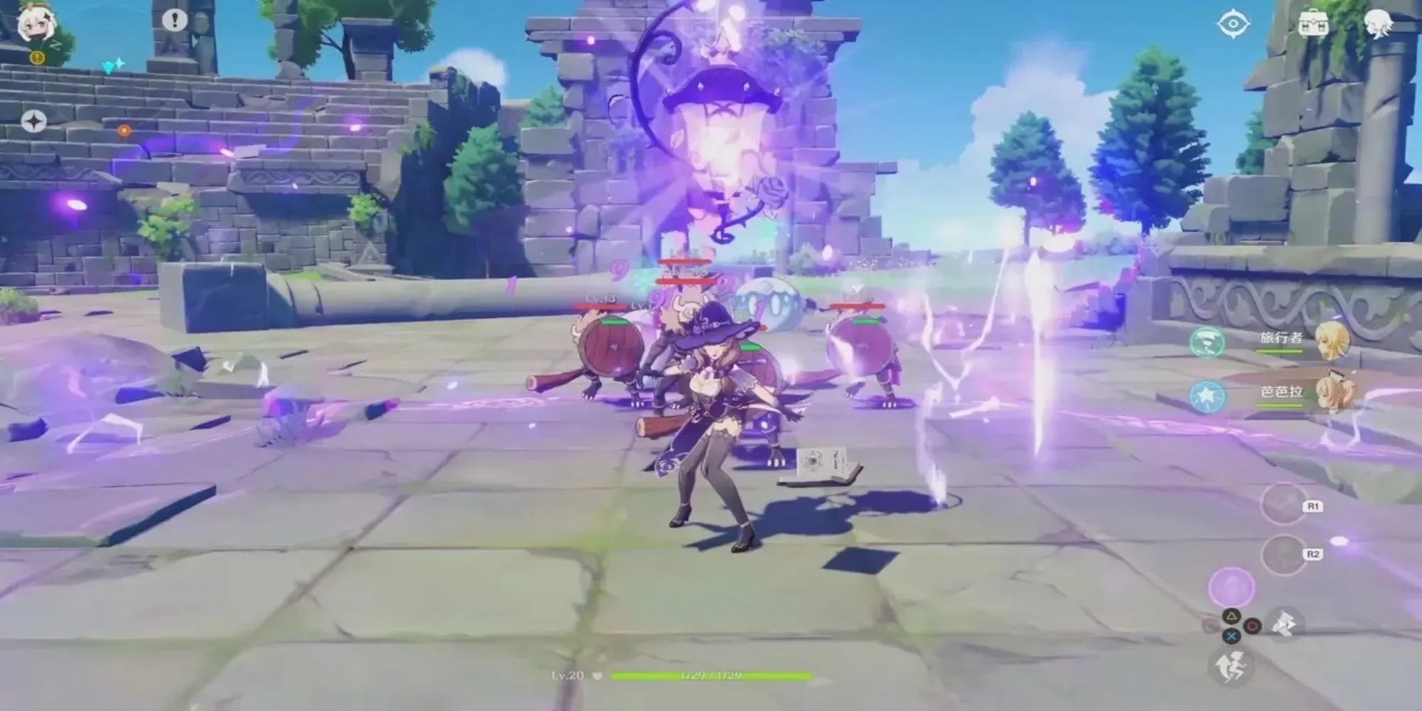 Hình ảnh nhân vật trong game Genshin Impact