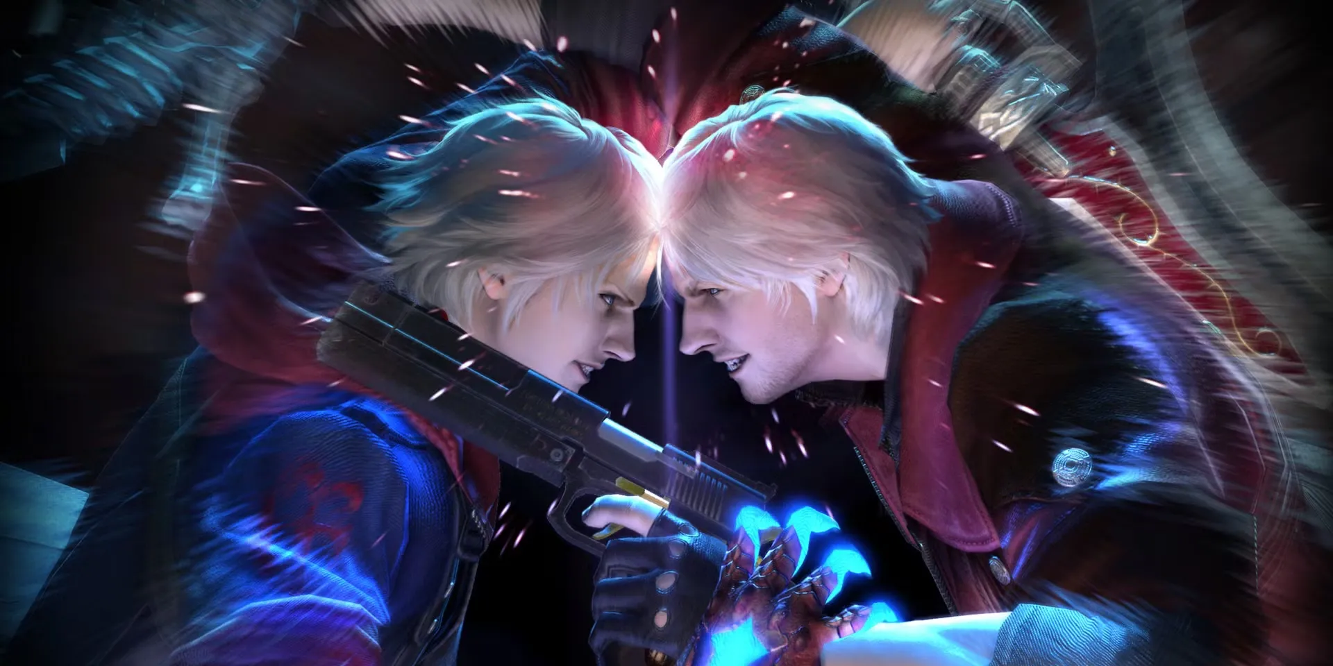 Hình nền quảng bá cho game Devil May Cry 4