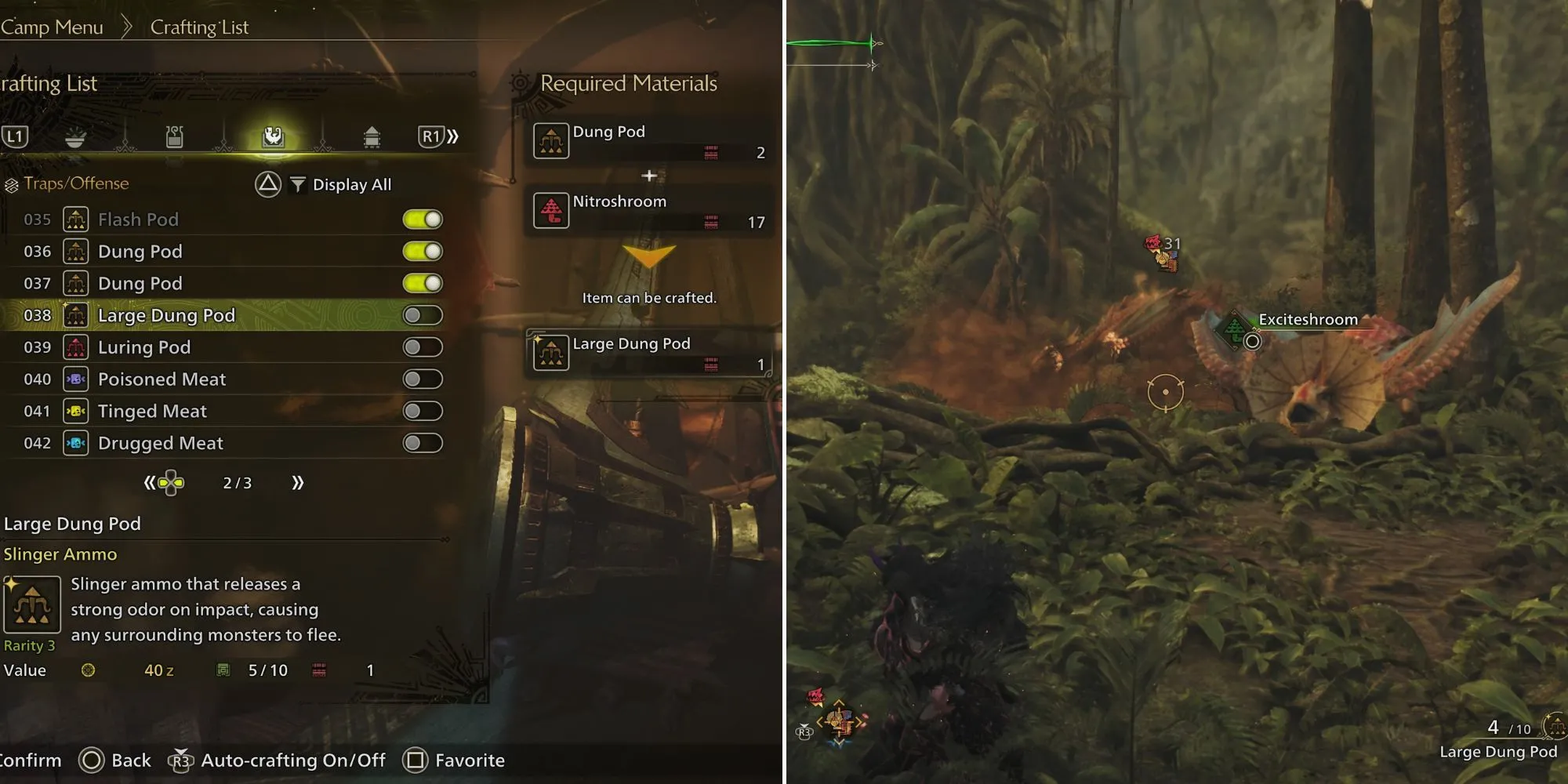 Hướng dẫn cách dụ quái vật không mong muốn trong Monster Hunter Wilds, minh họa mẹo săn boss
