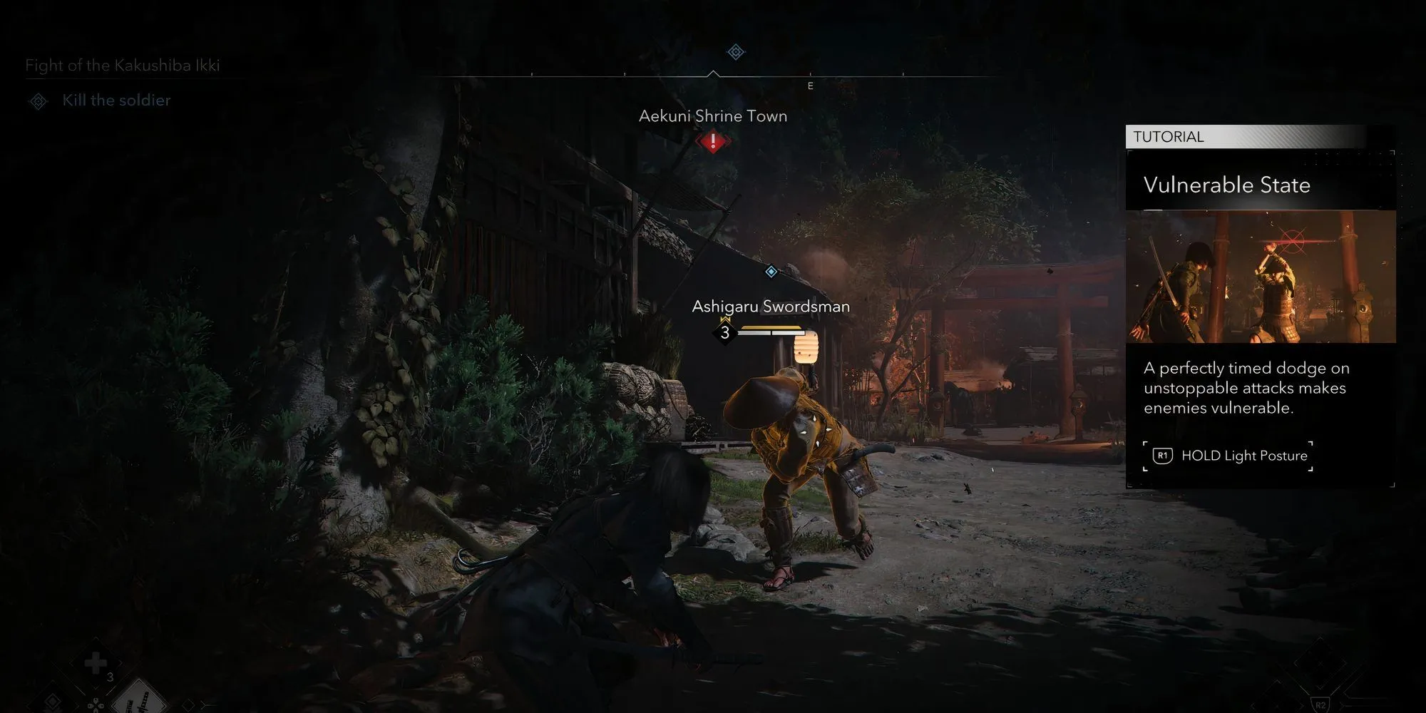 Hướng dẫn trạng thái dễ bị tổn thương (Vulnerable State) khi Naoe chiến đấu trong Assassin's Creed Shadows