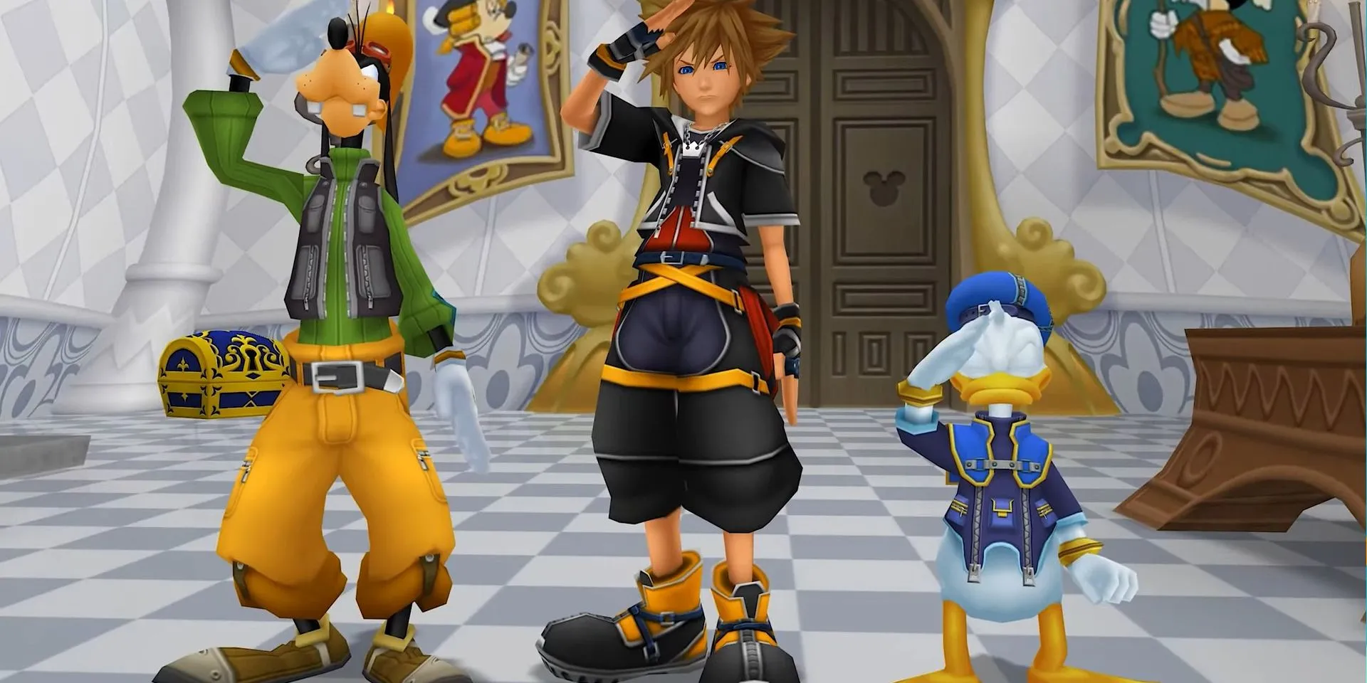 Khoảnh khắc trong Kingdom Hearts 2, bản Final Mix mở rộng nội dung giúp game kéo dài hơn.
