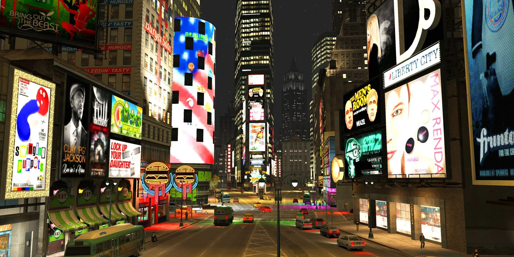 Khu vực Star Junction sầm uất tại Liberty City trong Grand Theft Auto 4