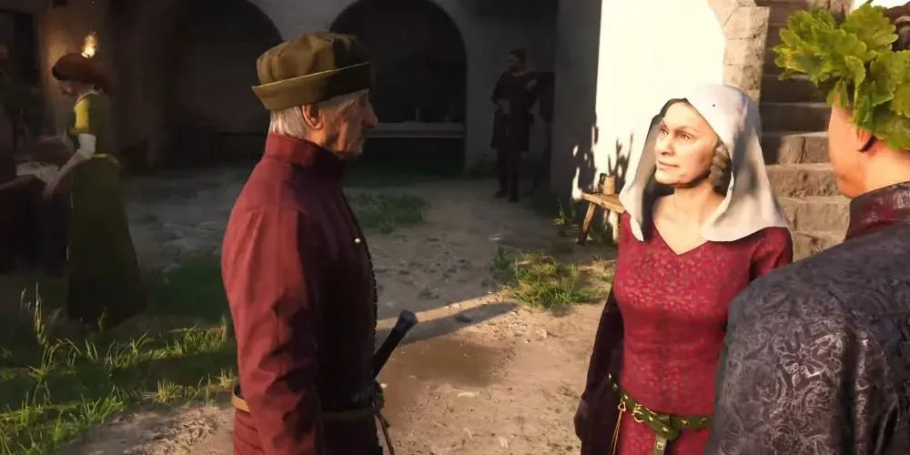 Lord Semine at the wedding in Kingdom Come Deliverance 2 