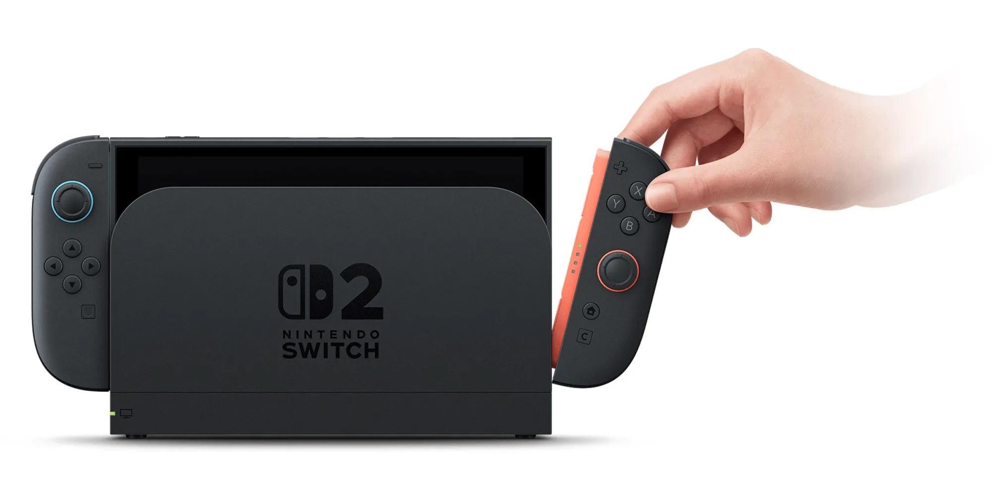 Máy chơi game Nintendo Switch 2 ở chế độ kết nối TV (docked)