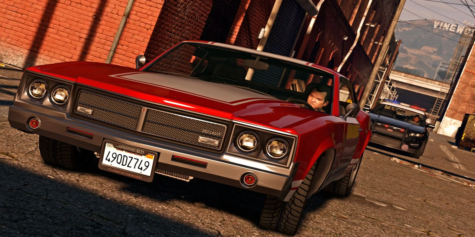 Michael Townley chạy trốn cảnh sát trong Grand Theft Auto 5