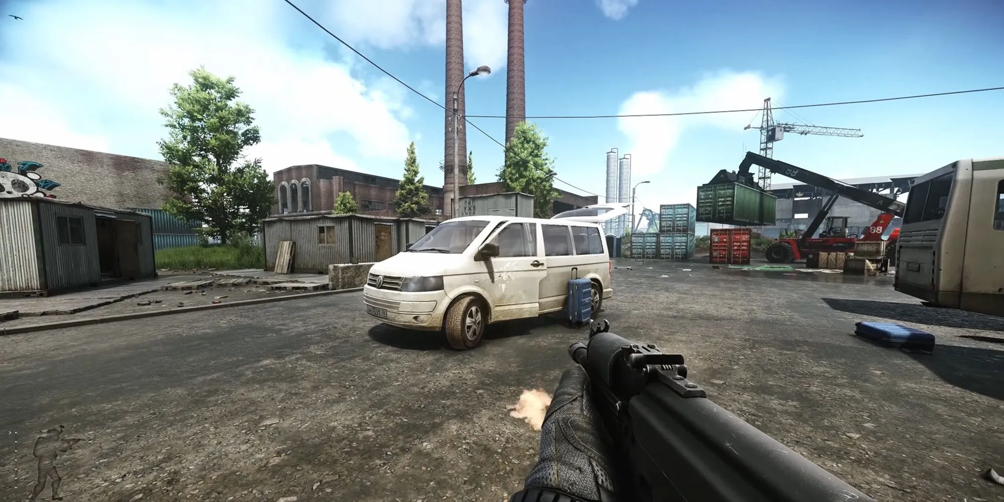 Người chơi Escape from Tarkov nhắm bắn mục tiêu