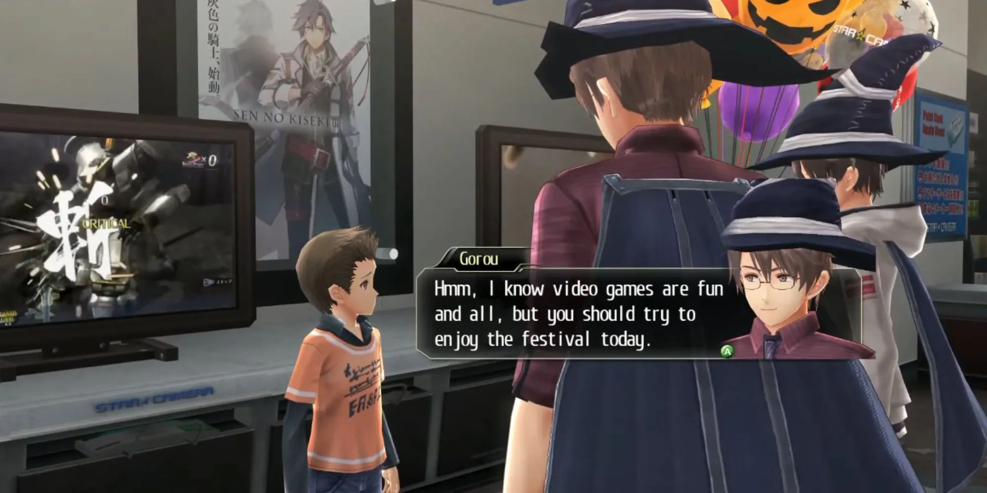 nhân vật chính Tokyo Xanadu EX Plus tương tác với bạn bè