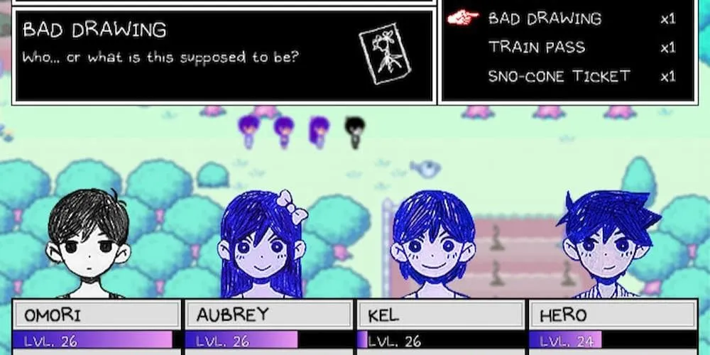 Nhân vật trong game nhập vai tâm lý Omori, gợi nhớ Undertale