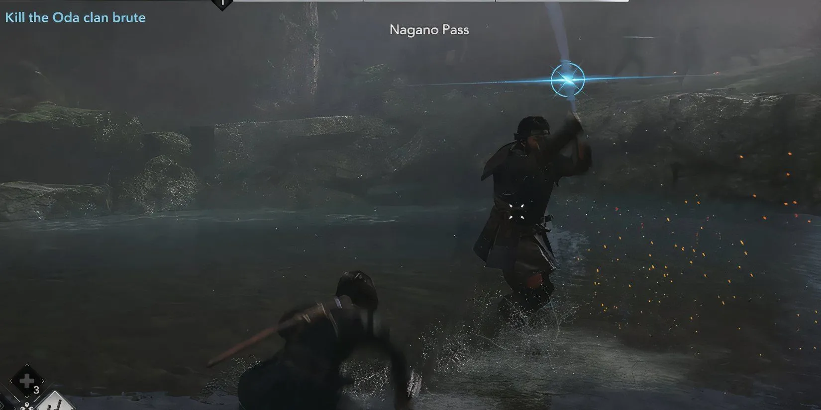Nháy xanh báo hiệu cửa sổ đỡ đòn trong combat AC Shadows