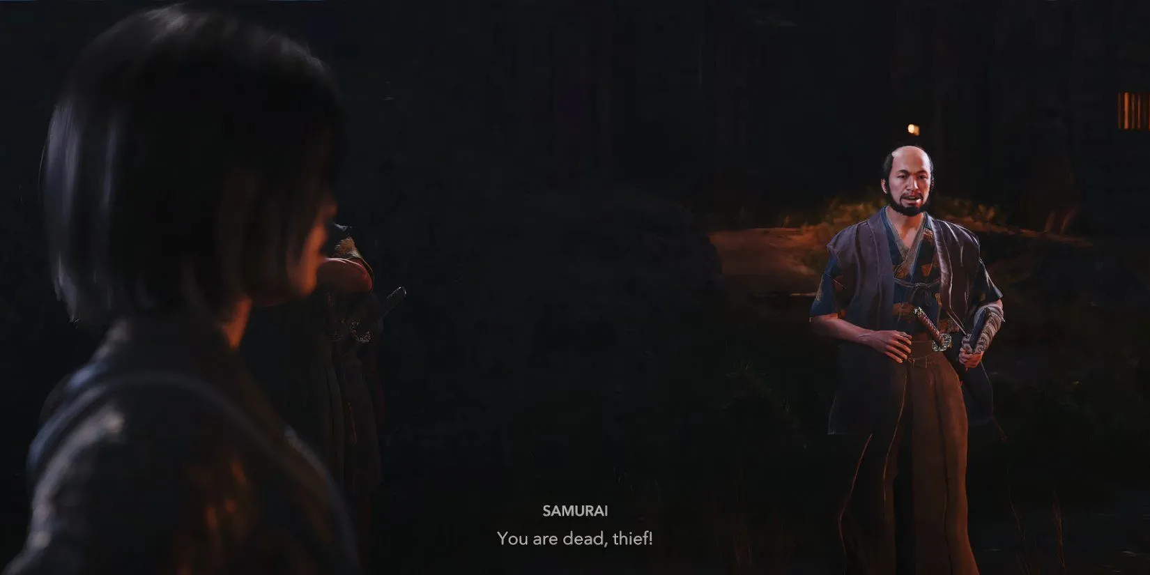 Nhóm samurai xuất hiện để bắt giữ Gennojo sau khi Naoe gặp anh ấy trong nhiệm vụ Sake and Swords AC Shadows