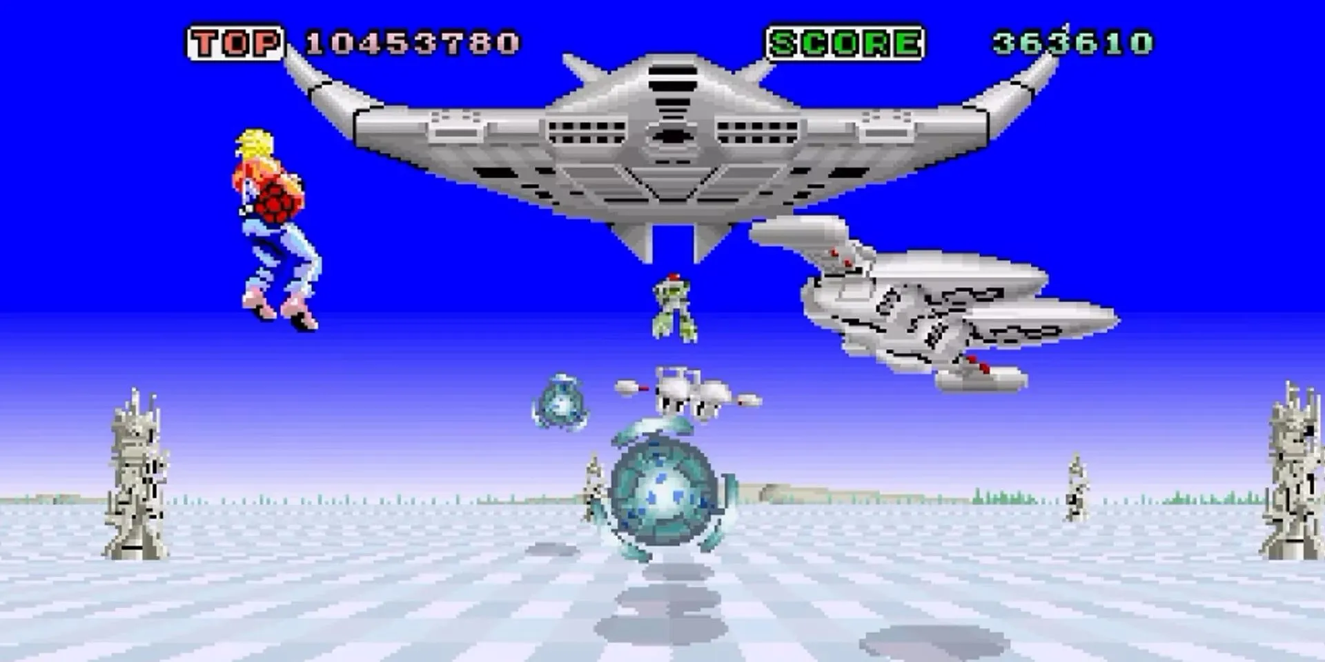 Space Harrier gameplay
