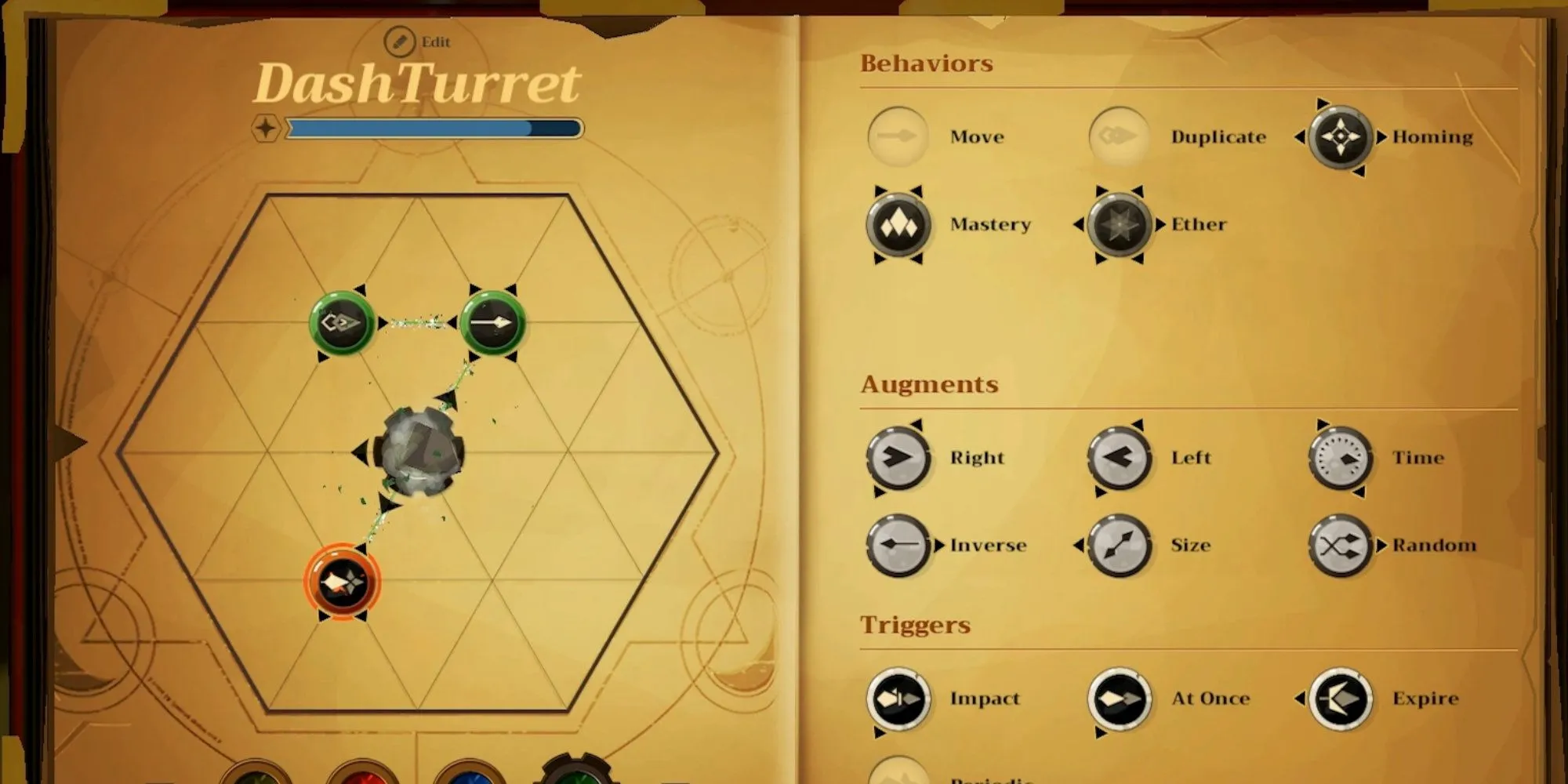 Sử dụng các rune để tạo ra phép thuật trong game Mages of Mystralia