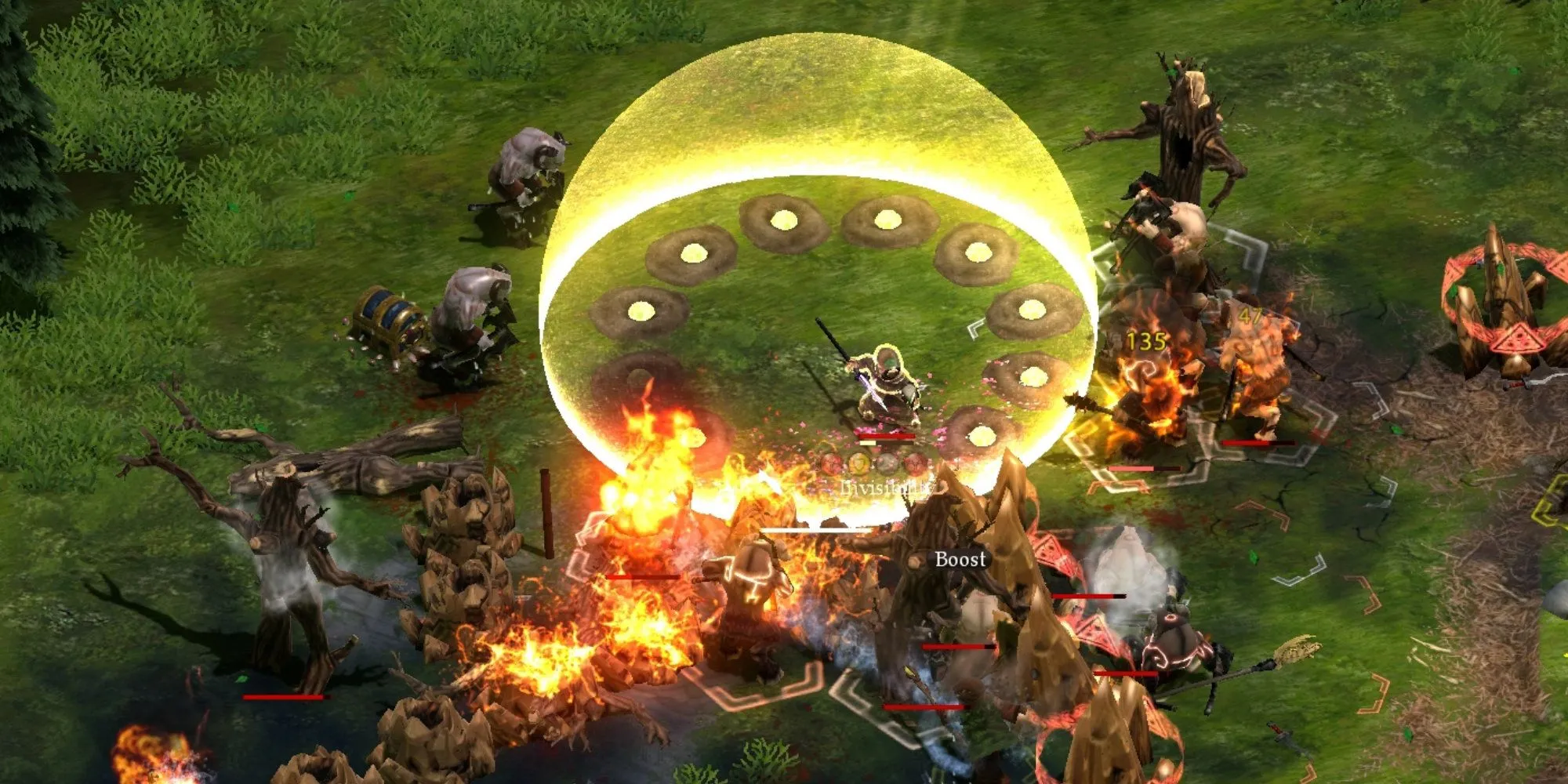 Tình huống thi triển phép thuật hỗn loạn trong game Magicka