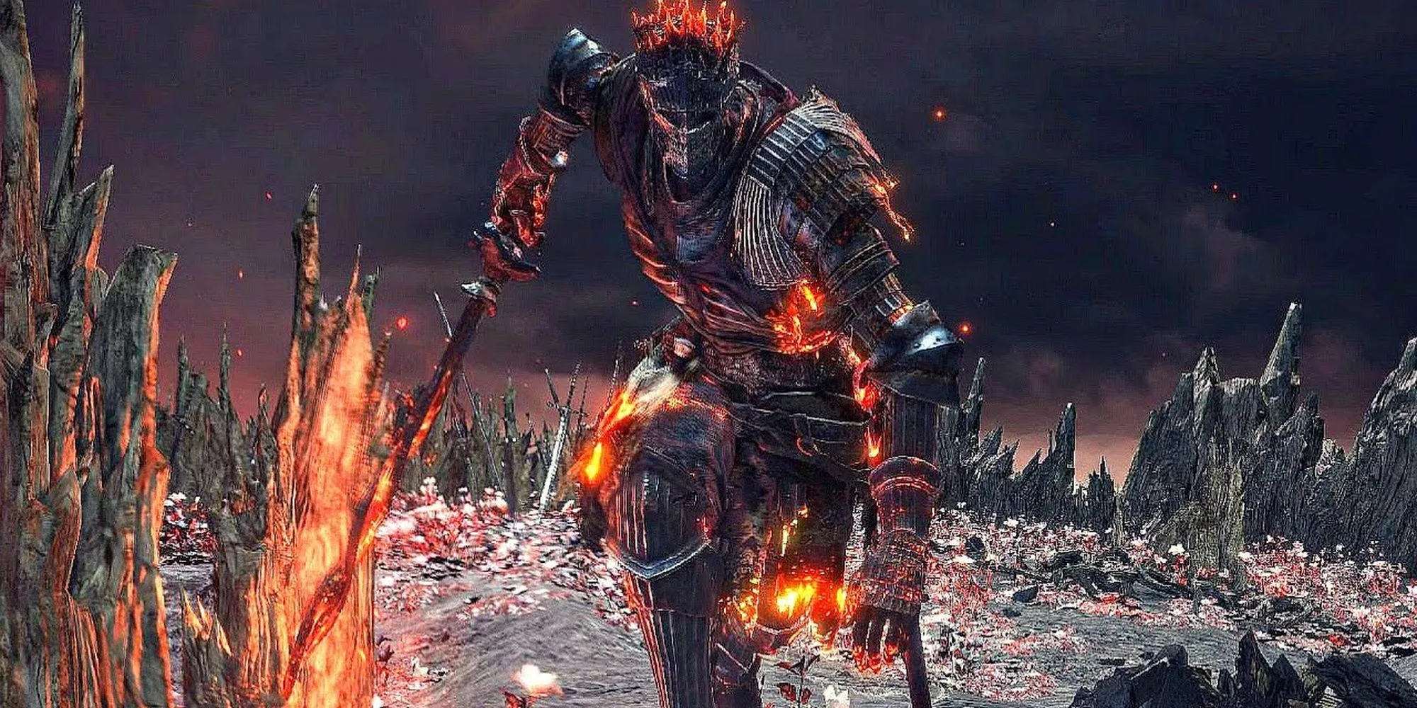 Trận đấu boss cuối cùng với Soul of Cinder trong Dark Souls 3
