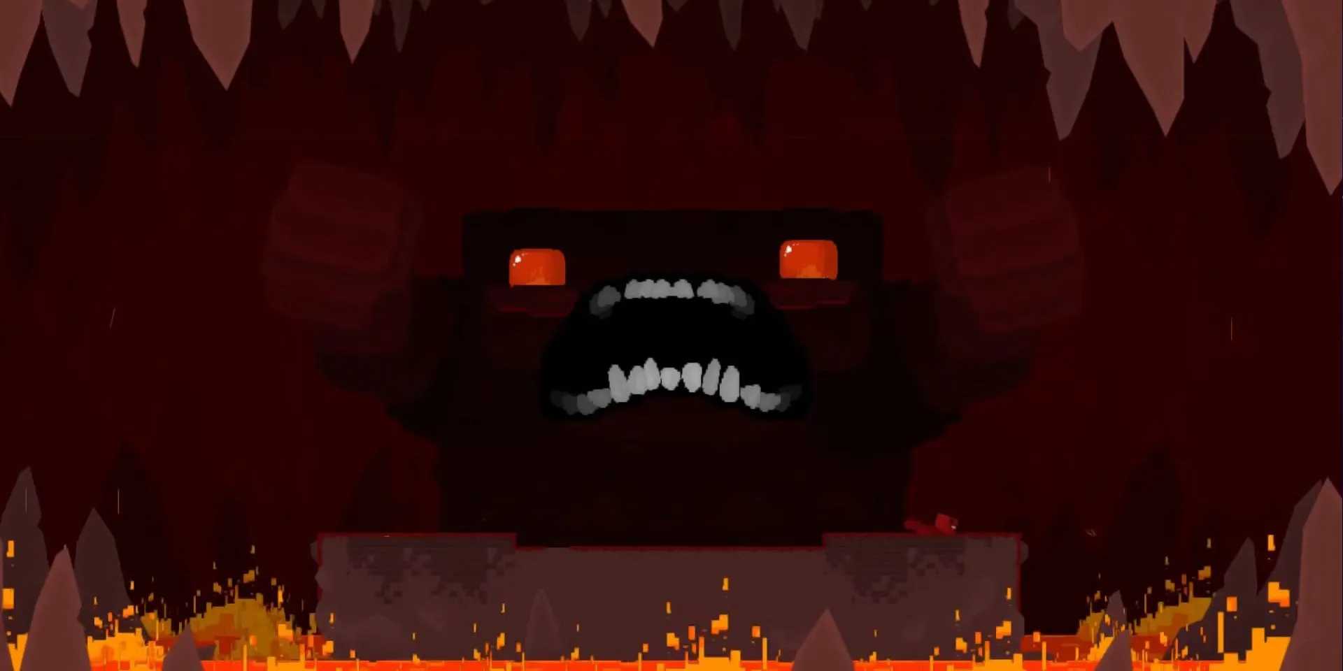 Trận đấu với Little Horn, con boss từ xác chết trong Super Meat Boy