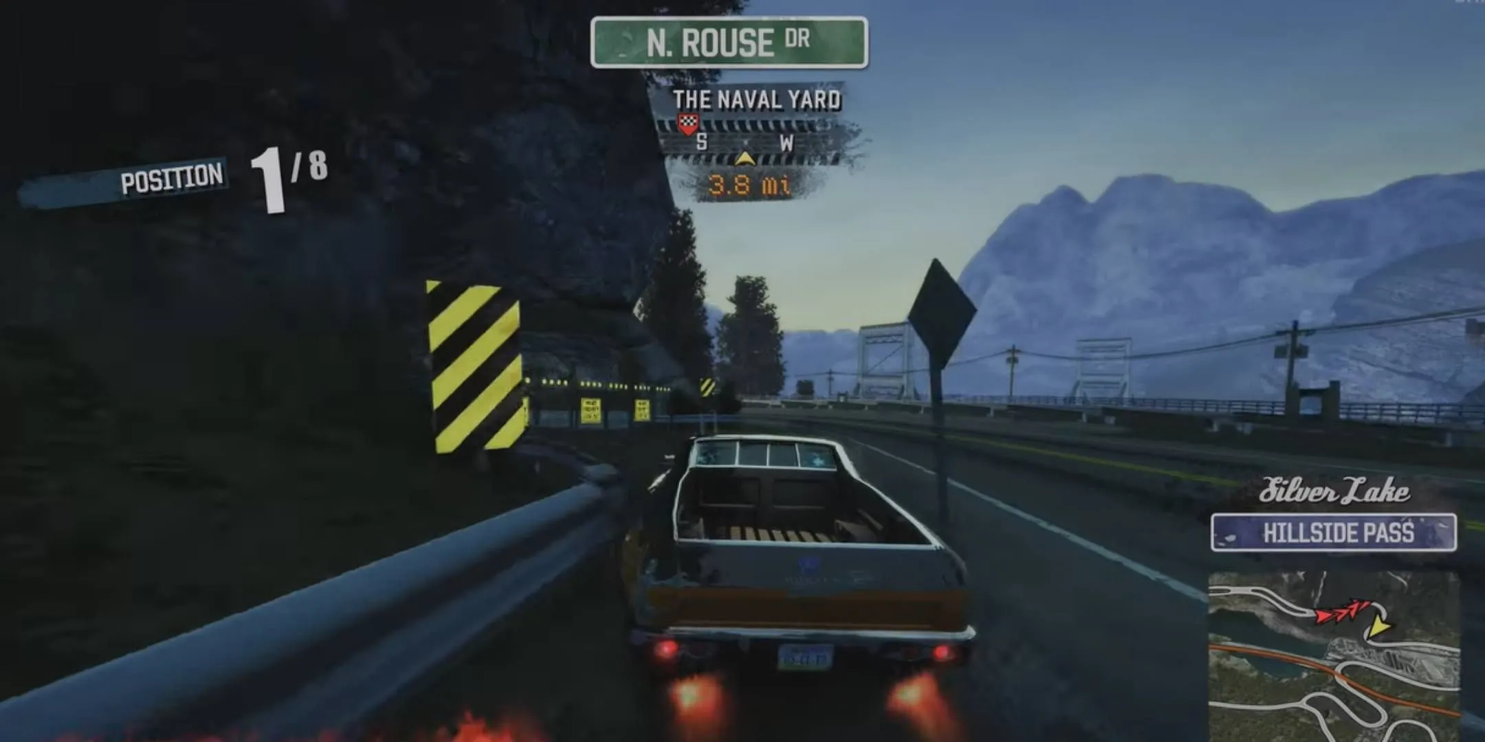 Xe bán tải đua trong Burnout Paradise Remastered
