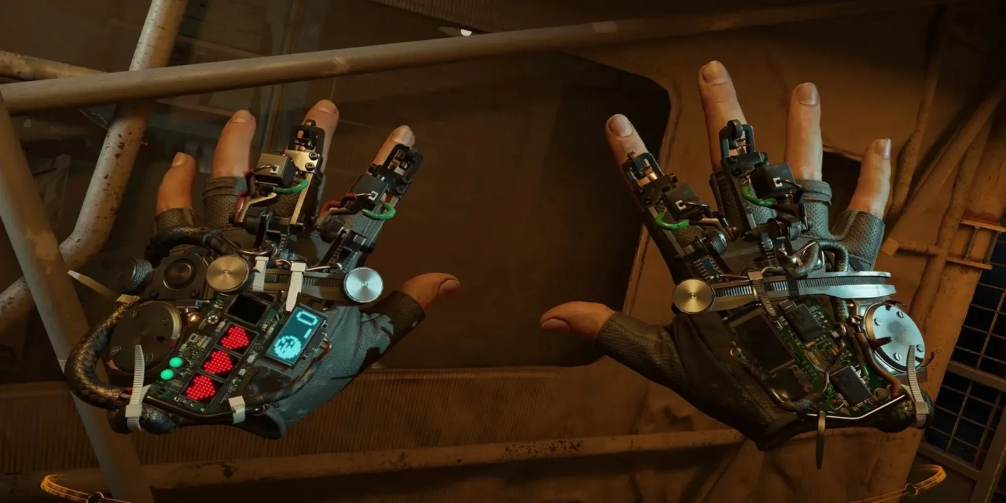 Đôi bàn tay tương tác trong môi trường thực tế ảo của Half-Life Alyx