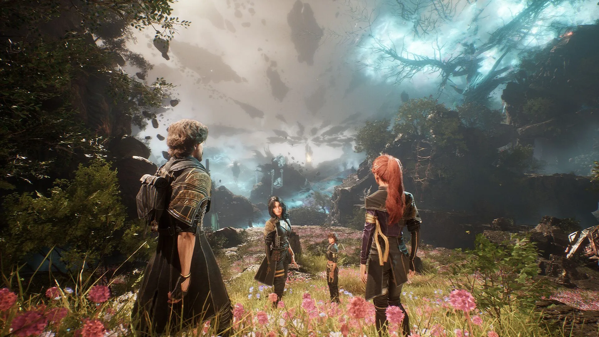 Giao diện có thể là menu hoặc cảnh đầu game Clair Obscur Expedition 33, cho thấy phong cách nghệ thuật độc đáo