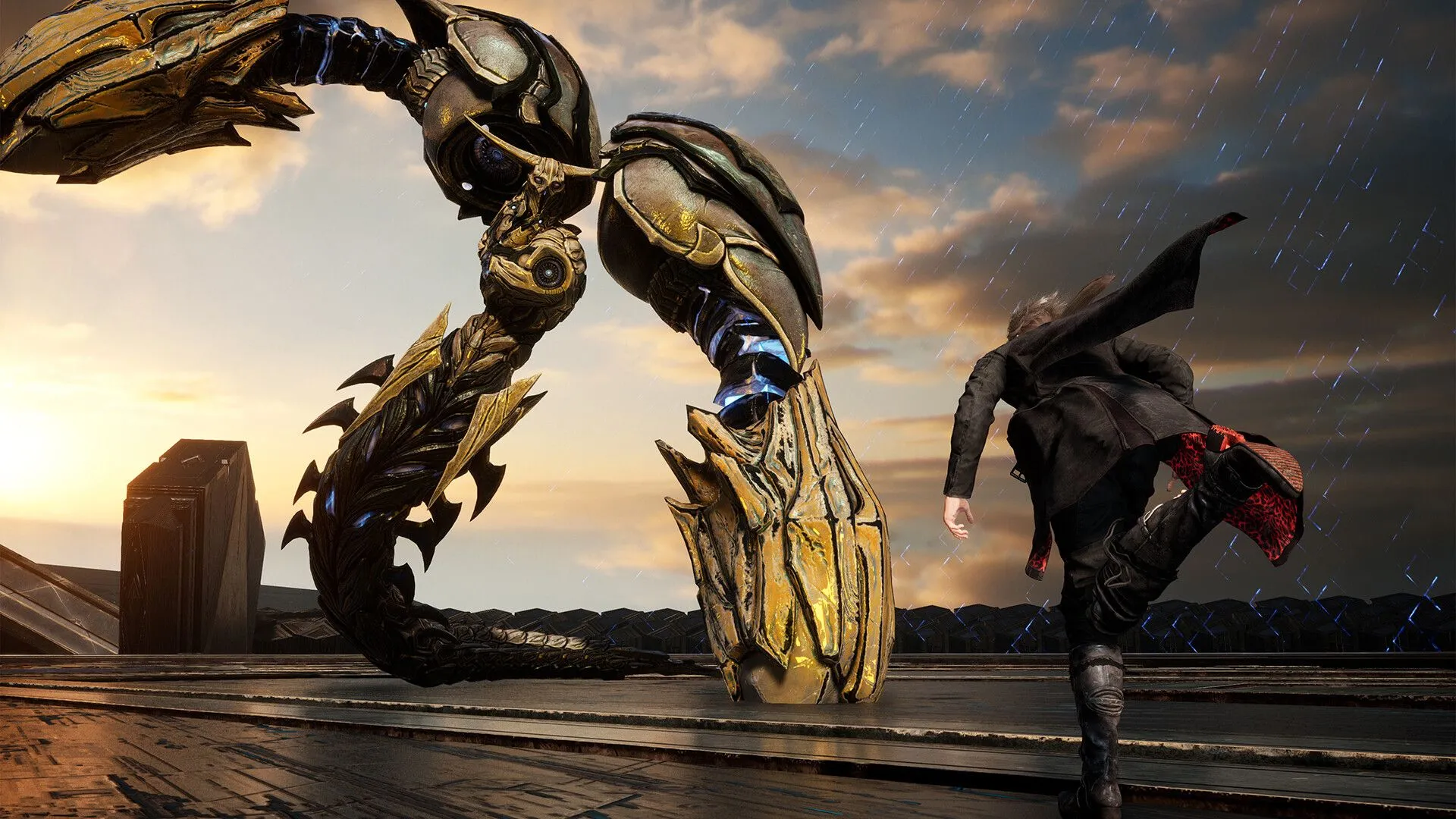 Hình ảnh gameplay Lost Soul Aside: Nhân vật chính trong tư thế chiến đấu