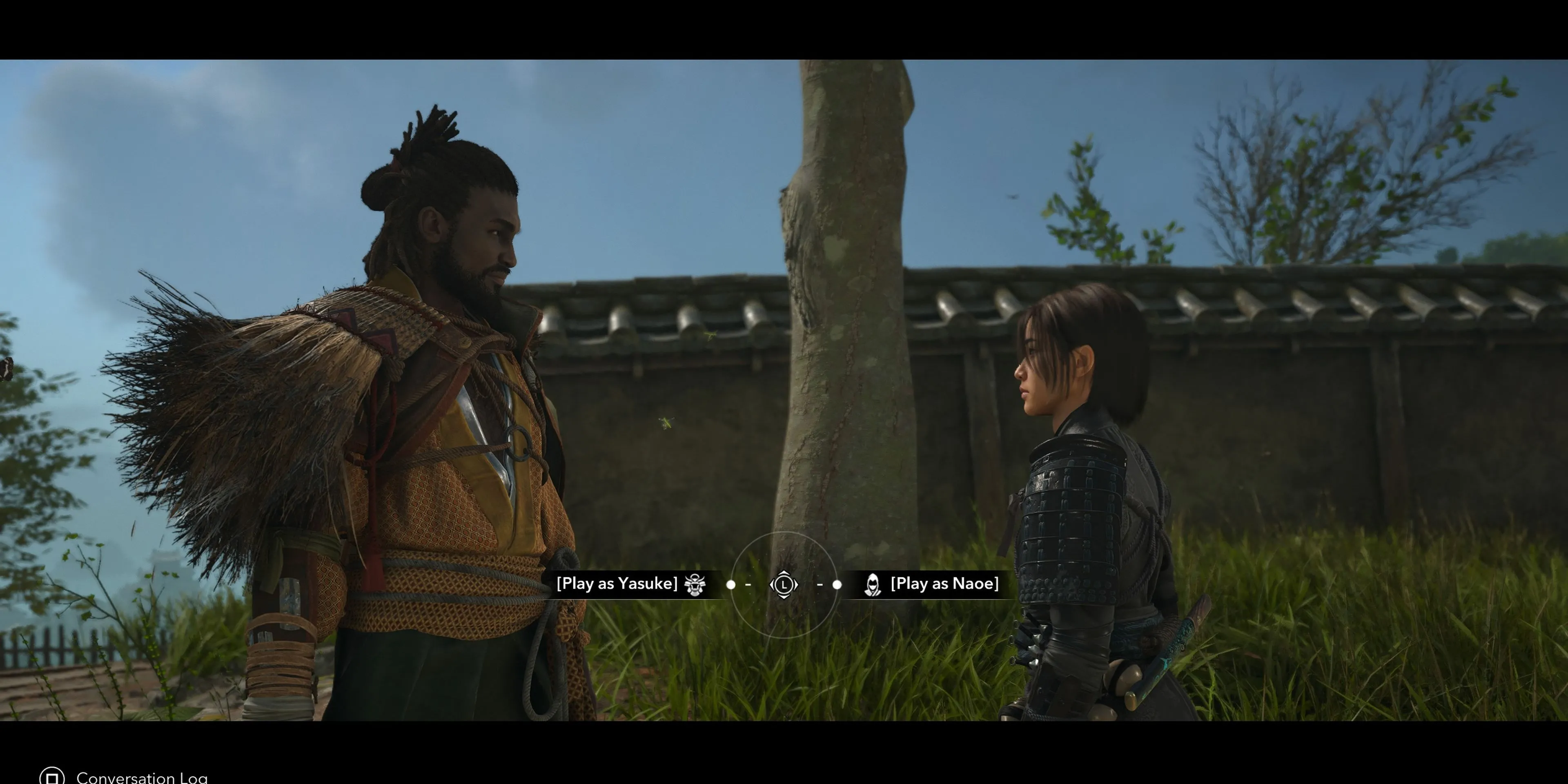 Hình ảnh so sánh Yasuke và Naoe trong Assassin's Creed Shadows