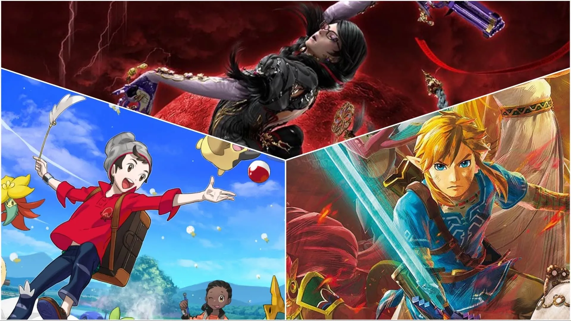 Hình ảnh tổng hợp một số game cần nâng cấp trên Switch 2