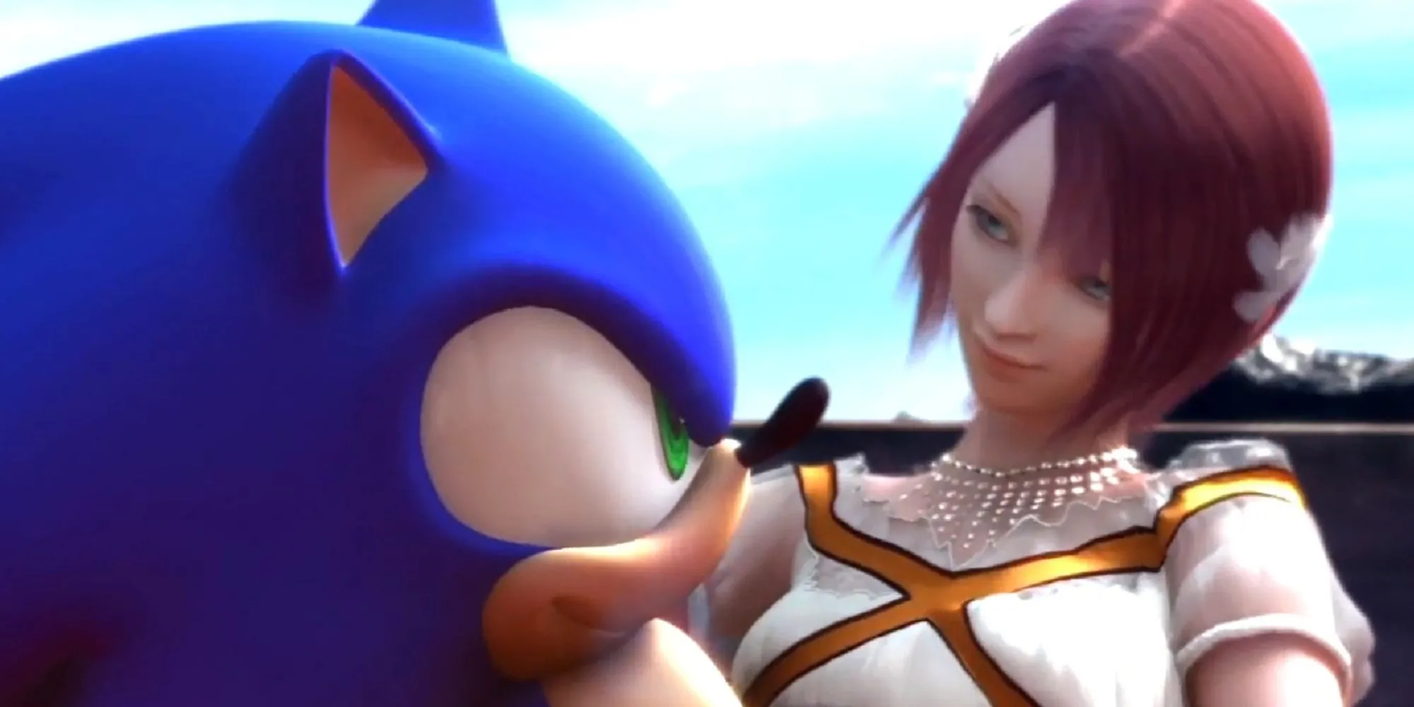 Nhân vật Elise và Sonic the Hedgehog cùng nhau