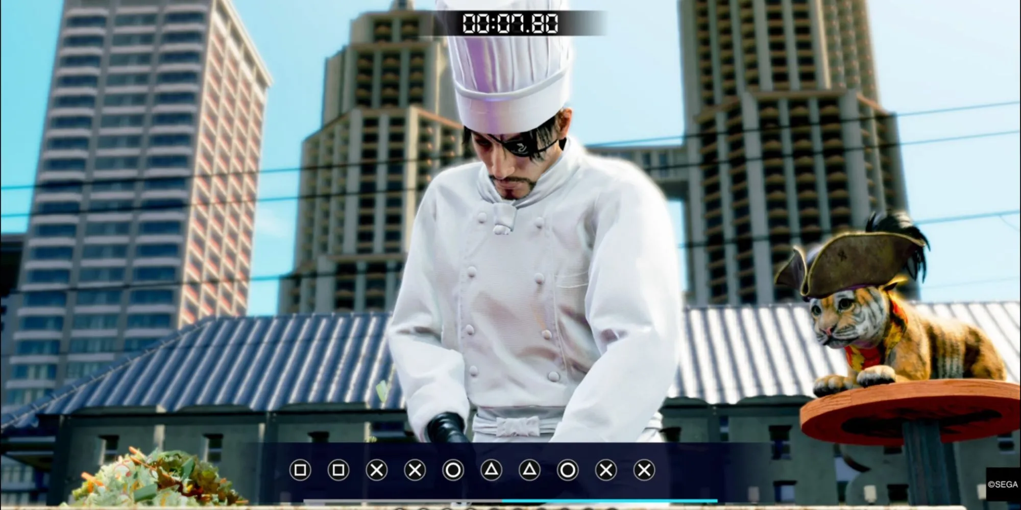Nhân vật Goro Majima trong bối cảnh Hawaii của game Like A Dragon: Pirate Yakuza In Hawaii