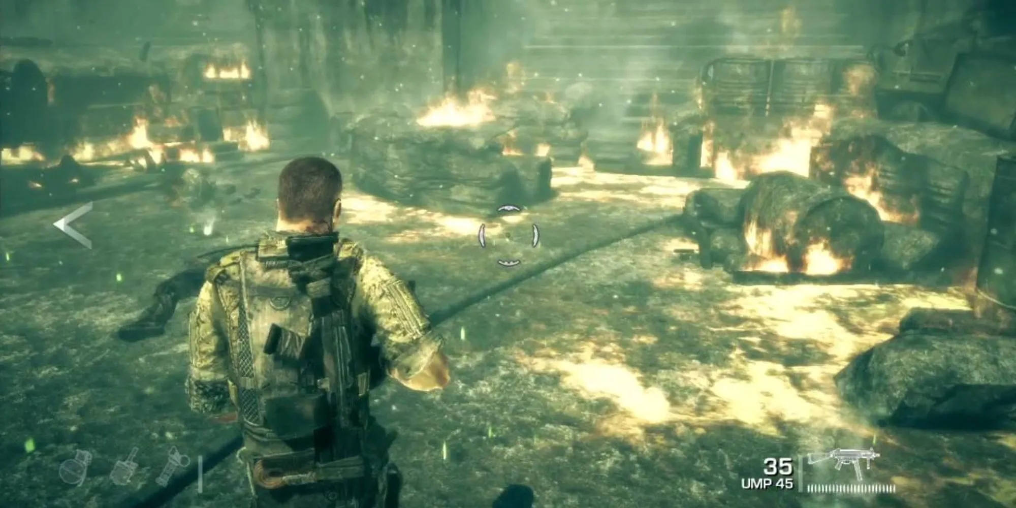 Spec Ops The Line với nhân vật chính trong bối cảnh đầy cát và tàn phá