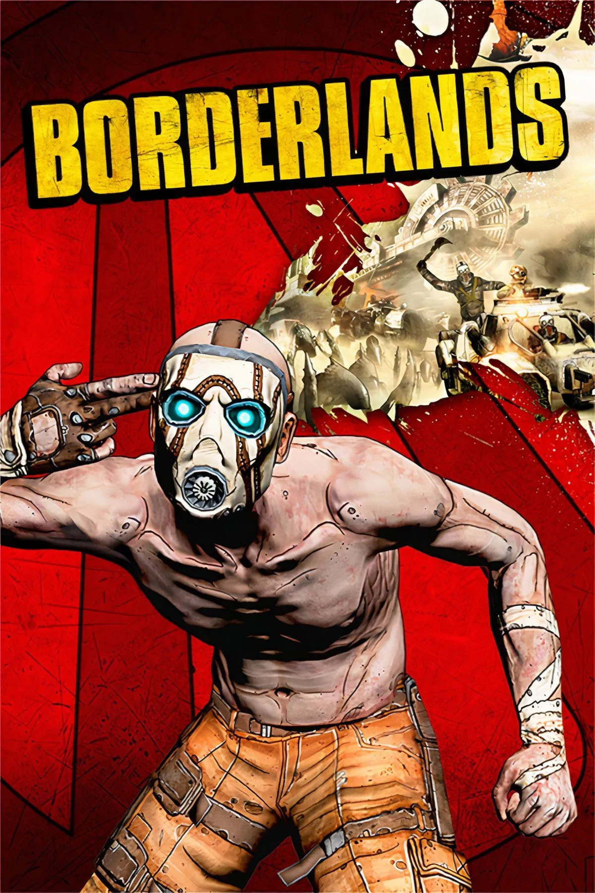 Bốn nhân vật chính của Borderlands 1 với phong cách đồ họa cel-shaded độc đáo
