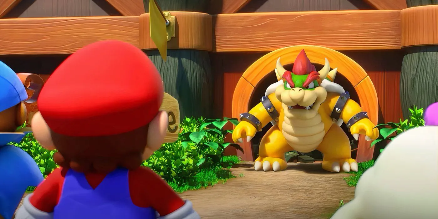 Bowser gia nhập đội hình của Mario trong Super Mario RPG Remake, một điểm độc đáo của cốt truyện