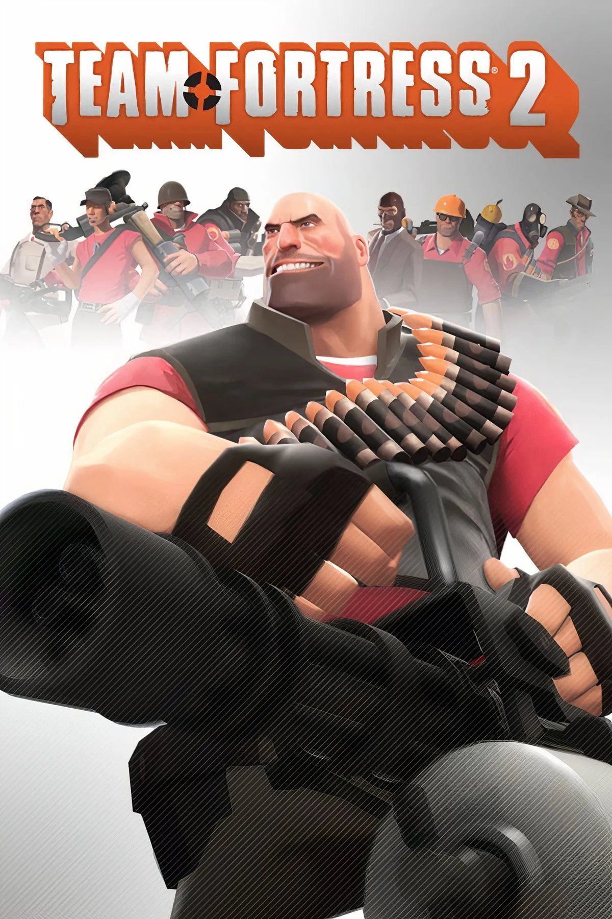 Các nhân vật biểu tượng của Team Fortress 2 trong phong cách hoạt hình đặc trưng