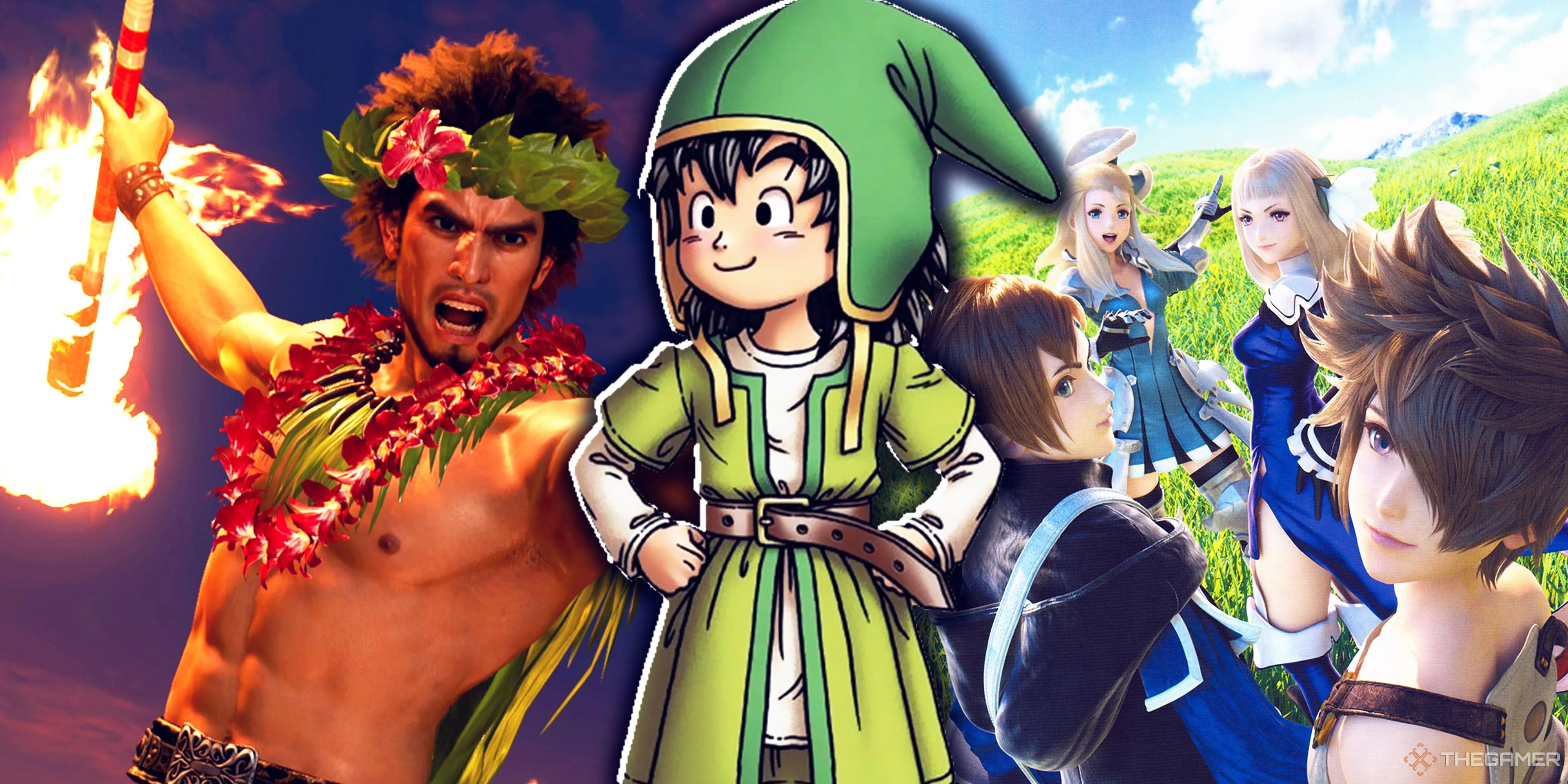 Các nhân vật từ những series JRPG kinh điển như Final Fantasy, Pokemon